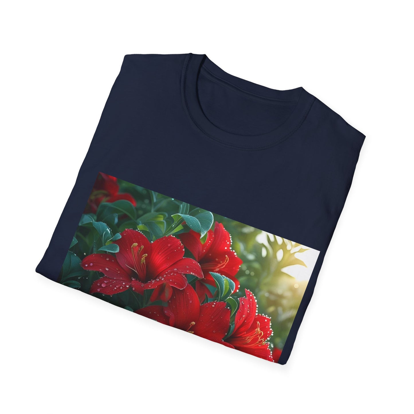Vibrant Floral T-Shirt, Unisex Tee, Gift for Nature Lovers, Spring Fashion, Casual Wear, Summer Outfit, Eco-Friendly Apparel