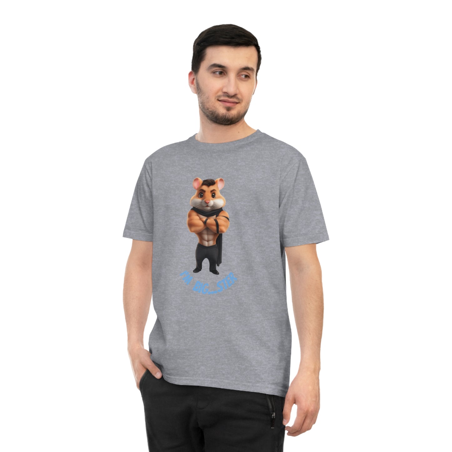 Muscular Hamster T-shirt, Funny Animal Tee, Fitness Humor Shirt, Unisex Graphic Shirt, Gift for Pet Lovers, Workout Apparel