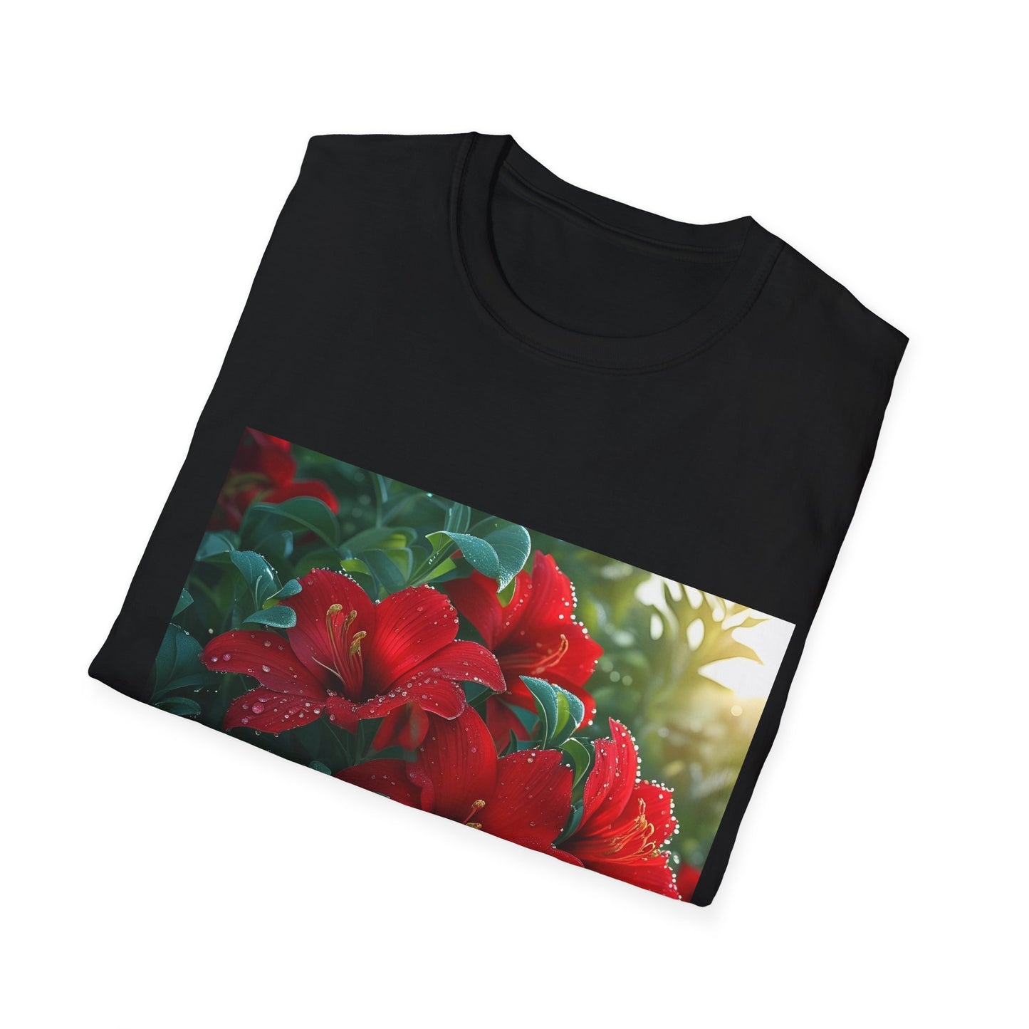 Vibrant Floral T-Shirt, Unisex Tee, Gift for Nature Lovers, Spring Fashion, Casual Wear, Summer Outfit, Eco-Friendly Apparel