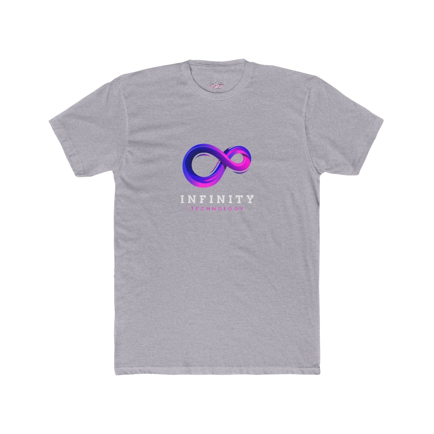 Infinity Love Unisex Cotton Crew Tee, Trendy Graphic Tee, Gift for Friends, Casual Wear, Birthday Gift, Everyday Comfort