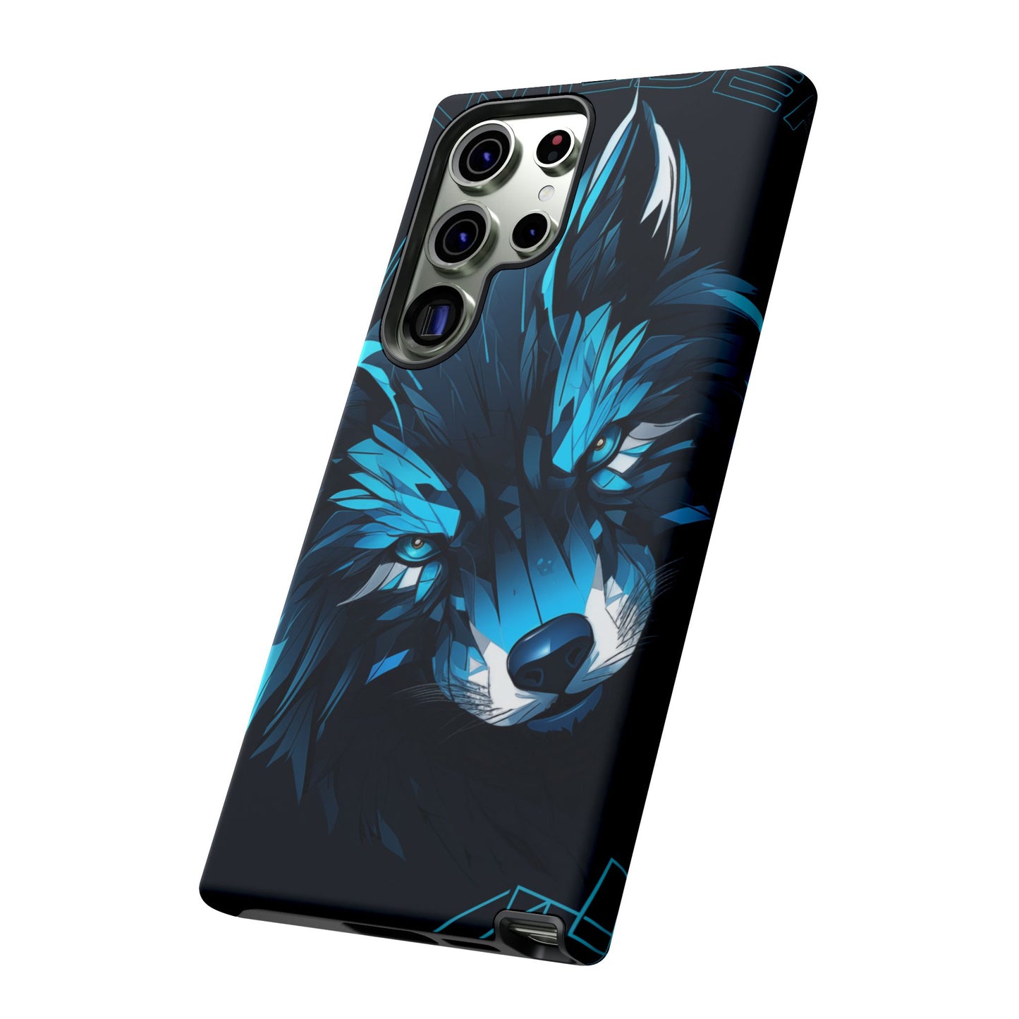 Bold Wolf Phone Case, Tough Cases for Animal Lovers, Unique Gift, Cool Accessories, Smartphone Protection