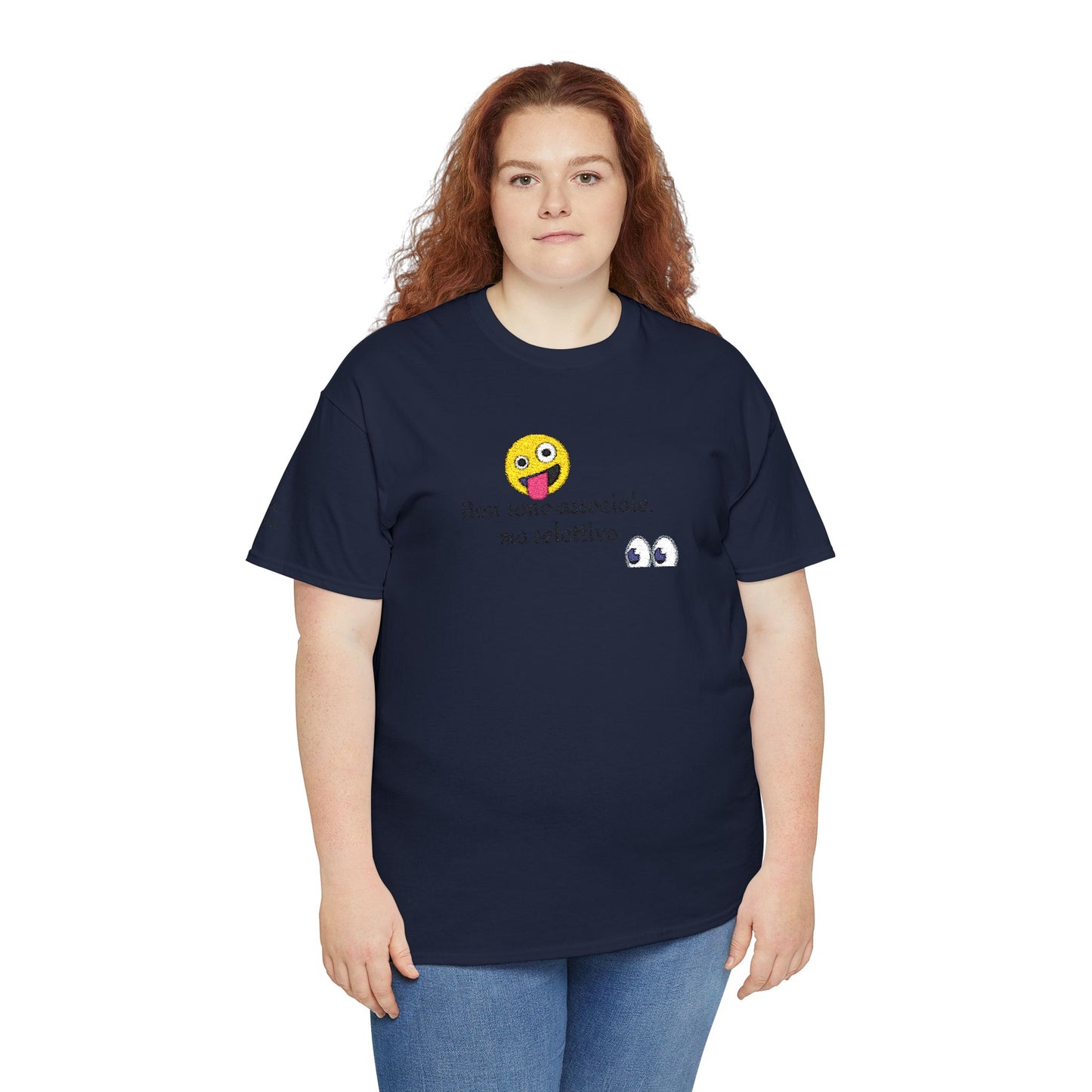 Selective Cotton Tee – Motivational Unisex Shirt, Casual Wear, Gift for Friends, Everyday Style, Statement Tee, Unique Design