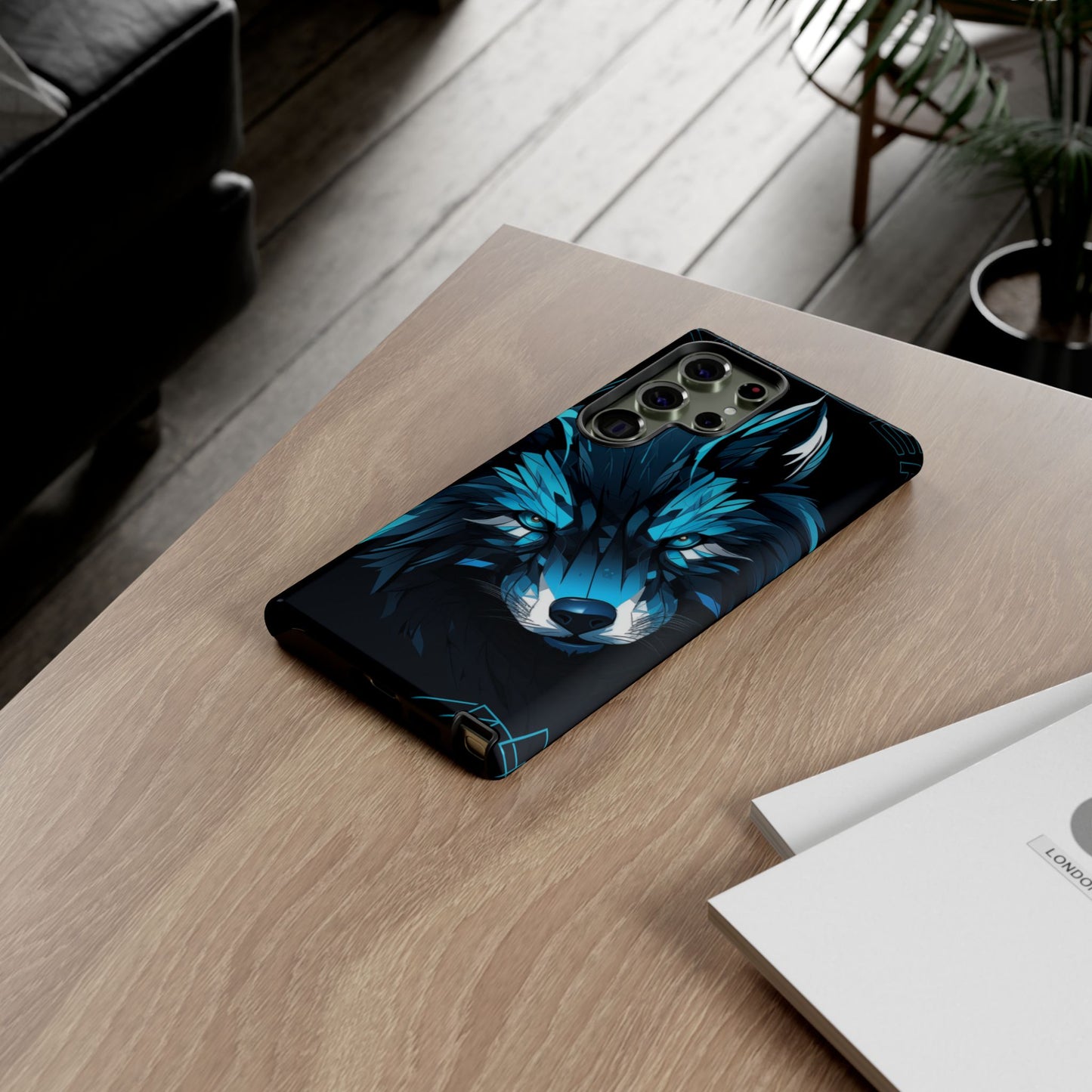 Bold Wolf Phone Case, Tough Cases for Animal Lovers, Unique Gift, Cool Accessories, Smartphone Protection