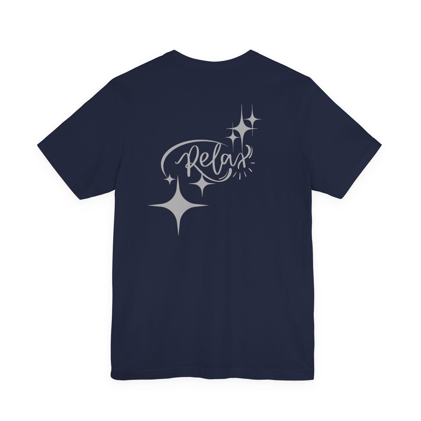 Relaxing Unisex Short Sleeve Tee | Comfortable Graphic T-Shirt, Ideal for Lounging, Gifts, Self-Care, Casual Wear
