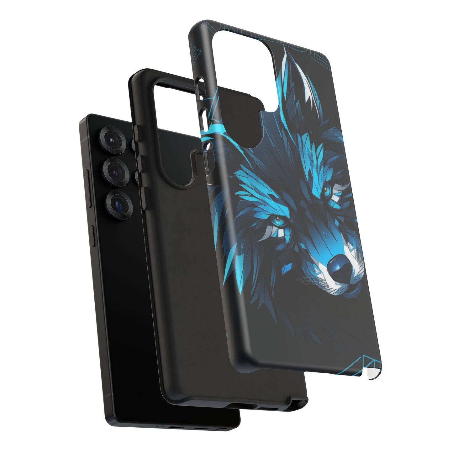 Bold Wolf Phone Case, Tough Cases for Animal Lovers, Unique Gift, Cool Accessories, Smartphone Protection