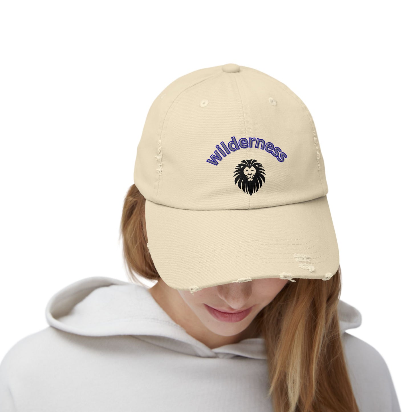 Wilderness Distressed Cap | Unisex Casual Hat for Adventure Lovers | Perfect Gift for Nature Enthusiasts, Outdoor Events, Birthdays, Travel