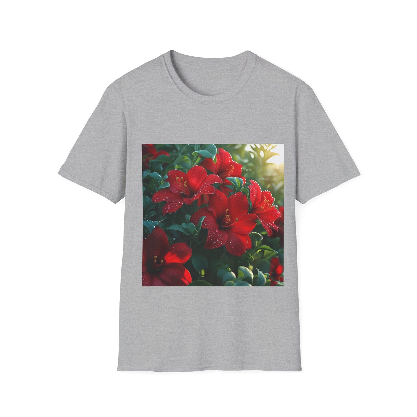 Vibrant Floral T-Shirt, Unisex Tee, Gift for Nature Lovers, Spring Fashion, Casual Wear, Summer Outfit, Eco-Friendly Apparel