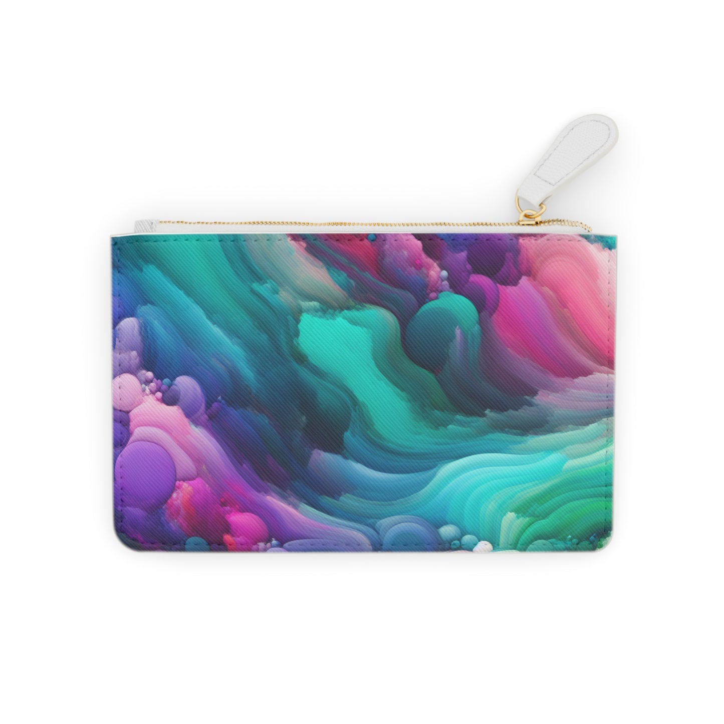 Colorful Mini Clutch Bag | Abstract Design, Makeup Pouch, Travel Organizer, Gift for Her, Festival Accessory