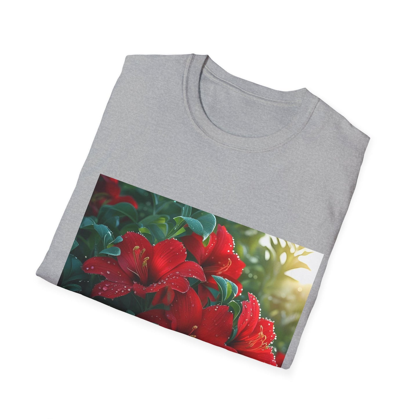 Vibrant Floral T-Shirt, Unisex Tee, Gift for Nature Lovers, Spring Fashion, Casual Wear, Summer Outfit, Eco-Friendly Apparel