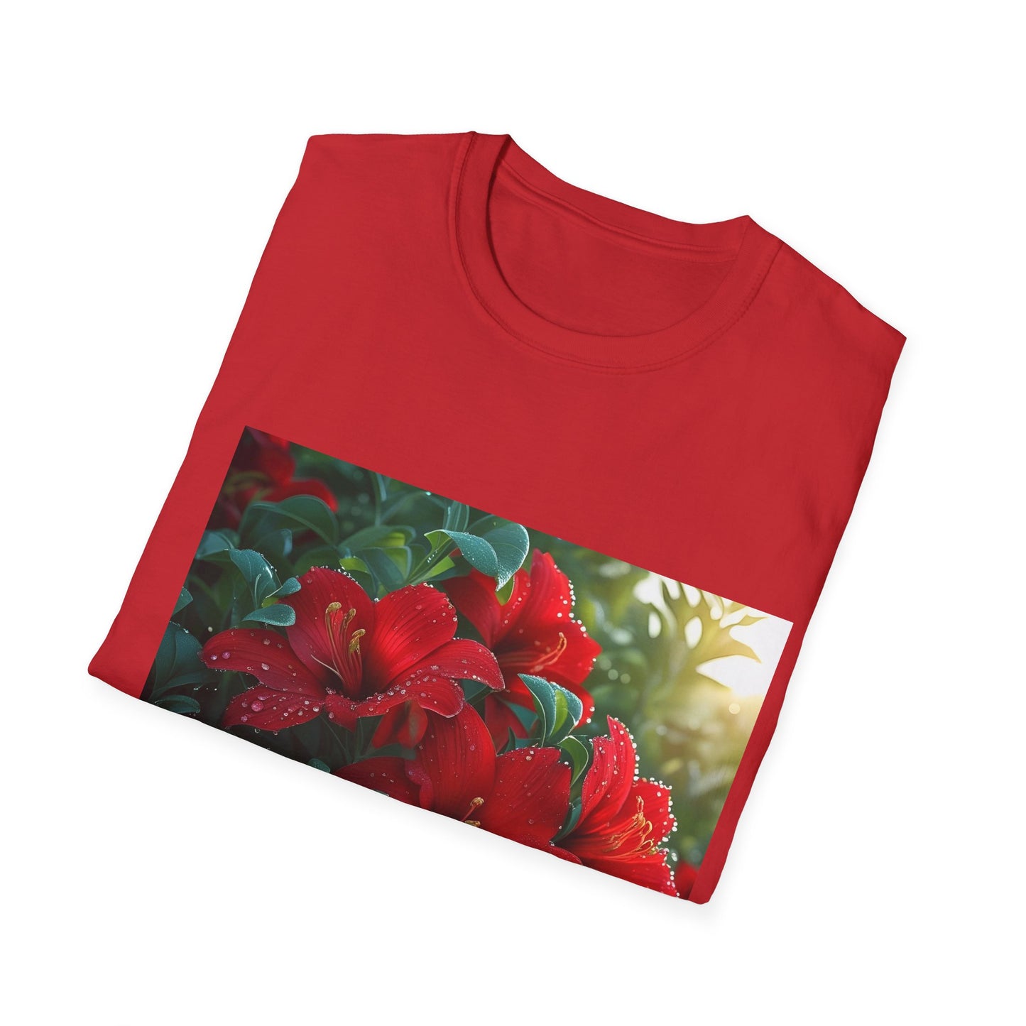 Vibrant Floral T-Shirt, Unisex Tee, Gift for Nature Lovers, Spring Fashion, Casual Wear, Summer Outfit, Eco-Friendly Apparel