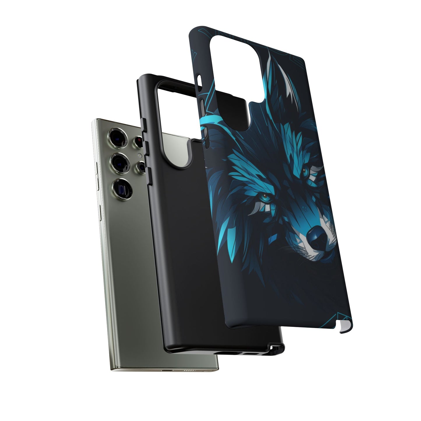 Bold Wolf Phone Case, Tough Cases for Animal Lovers, Unique Gift, Cool Accessories, Smartphone Protection
