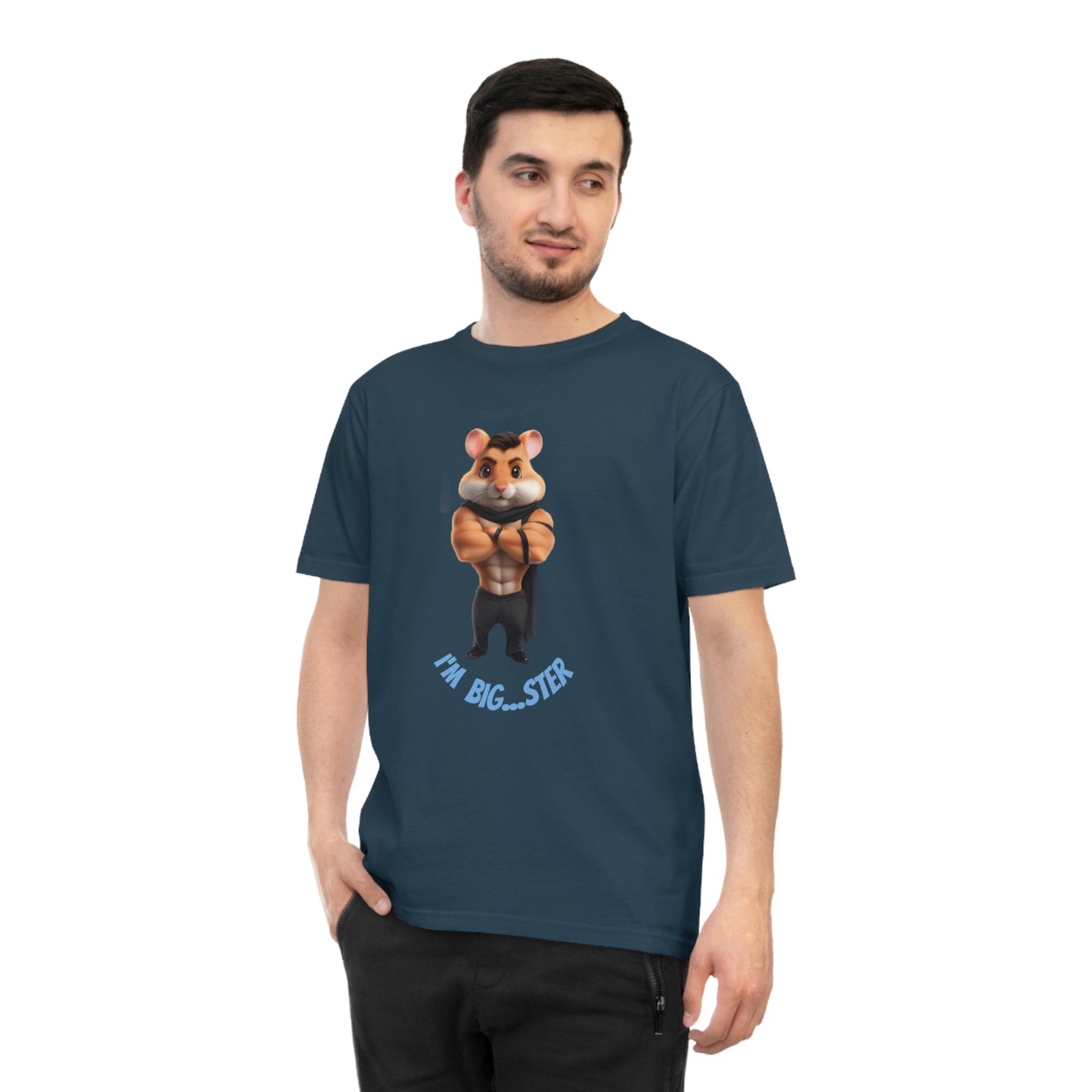 Muscular Hamster T-shirt, Funny Animal Tee, Fitness Humor Shirt, Unisex Graphic Shirt, Gift for Pet Lovers, Workout Apparel