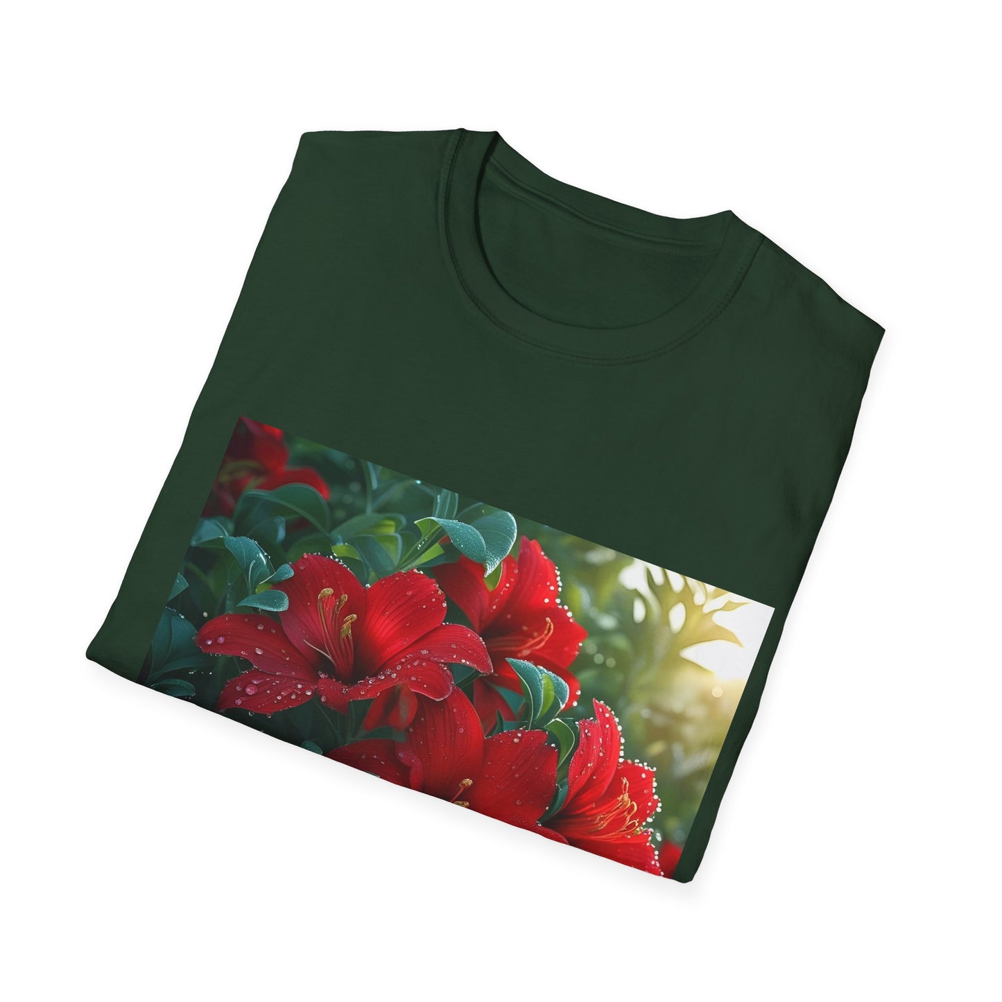 Vibrant Floral T-Shirt, Unisex Tee, Gift for Nature Lovers, Spring Fashion, Casual Wear, Summer Outfit, Eco-Friendly Apparel