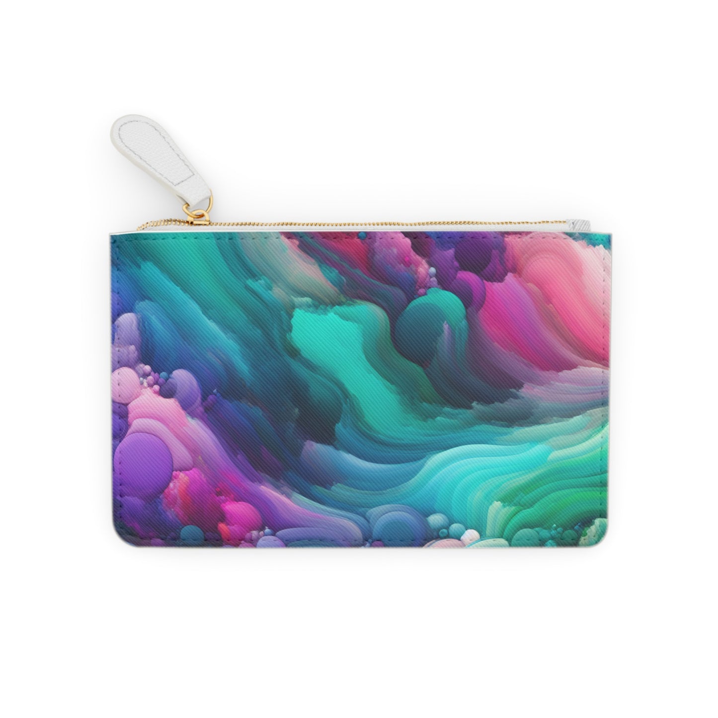 Colorful Mini Clutch Bag | Abstract Design, Makeup Pouch, Travel Organizer, Gift for Her, Festival Accessory
