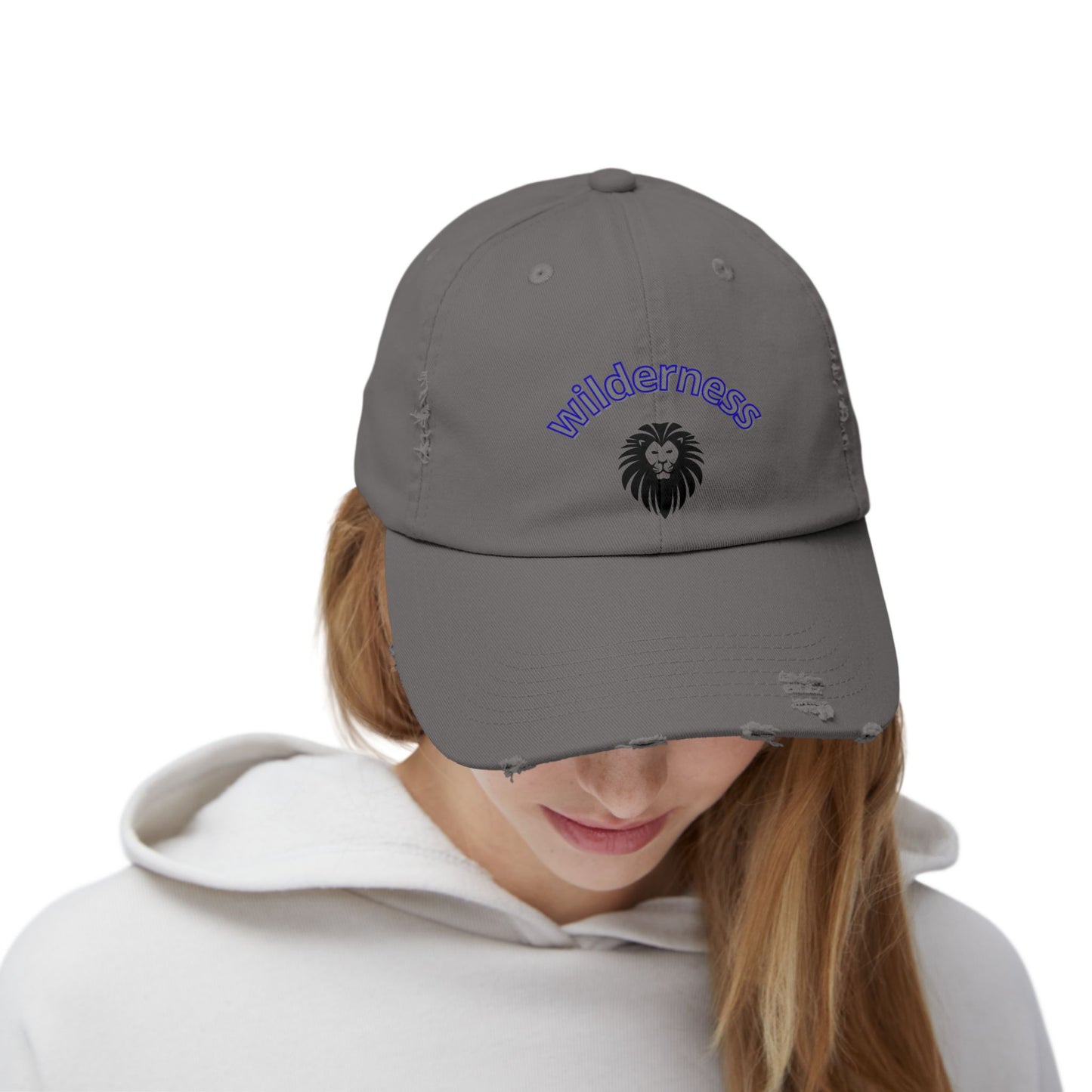 Wilderness Distressed Cap | Unisex Casual Hat for Adventure Lovers | Perfect Gift for Nature Enthusiasts, Outdoor Events, Birthdays, Travel