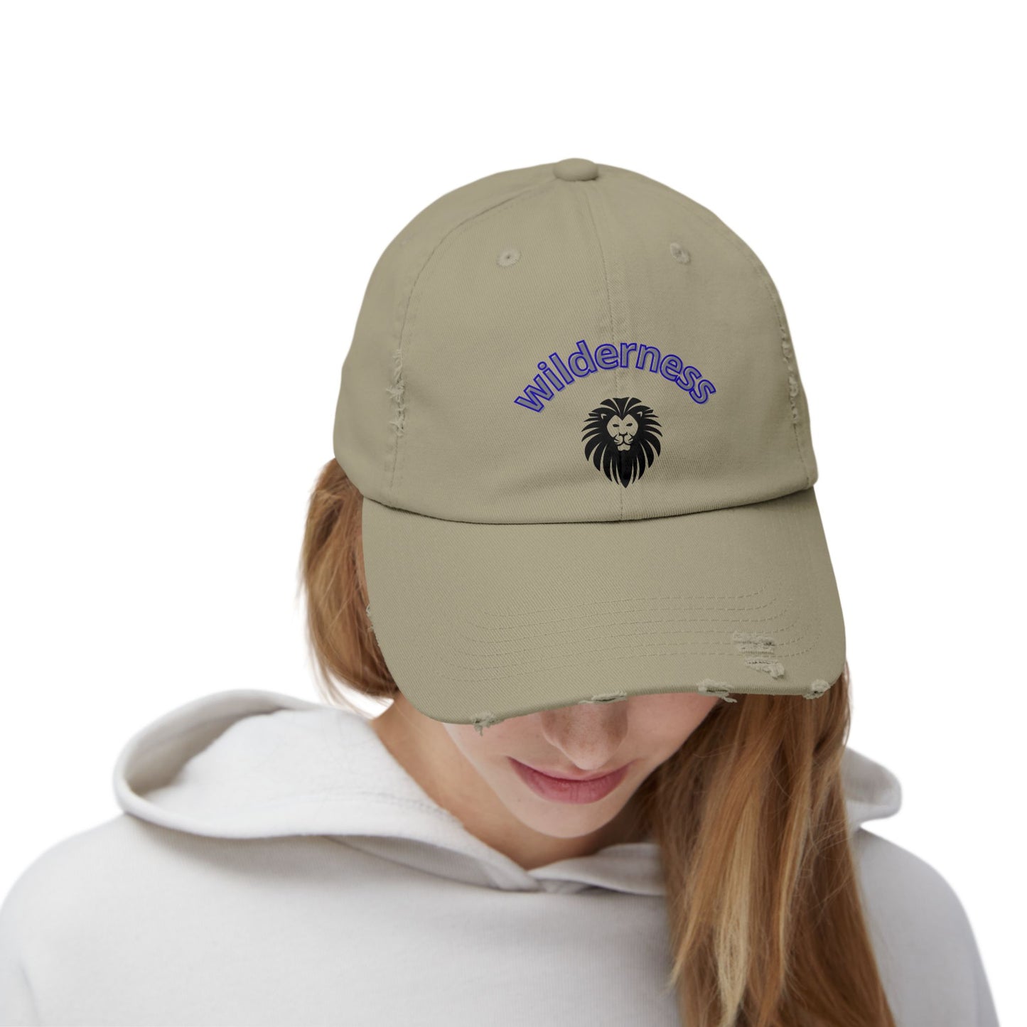 Wilderness Distressed Cap | Unisex Casual Hat for Adventure Lovers | Perfect Gift for Nature Enthusiasts, Outdoor Events, Birthdays, Travel
