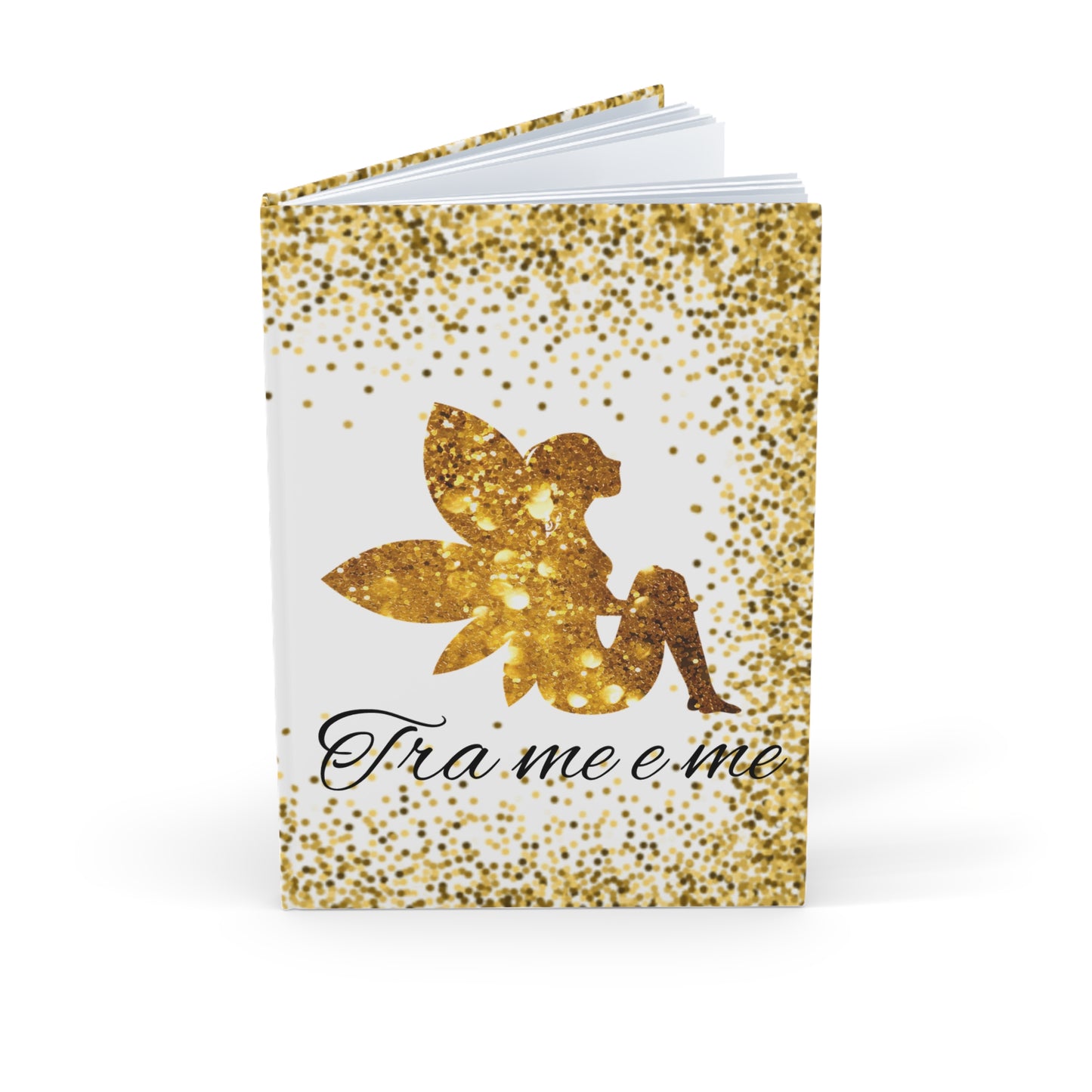 Sparkling Fairy Hardcover Journal - Magical Journal for Dreamers, Writing Gift, Notebook, Diary, Personalized Planner, Glitter Journal
