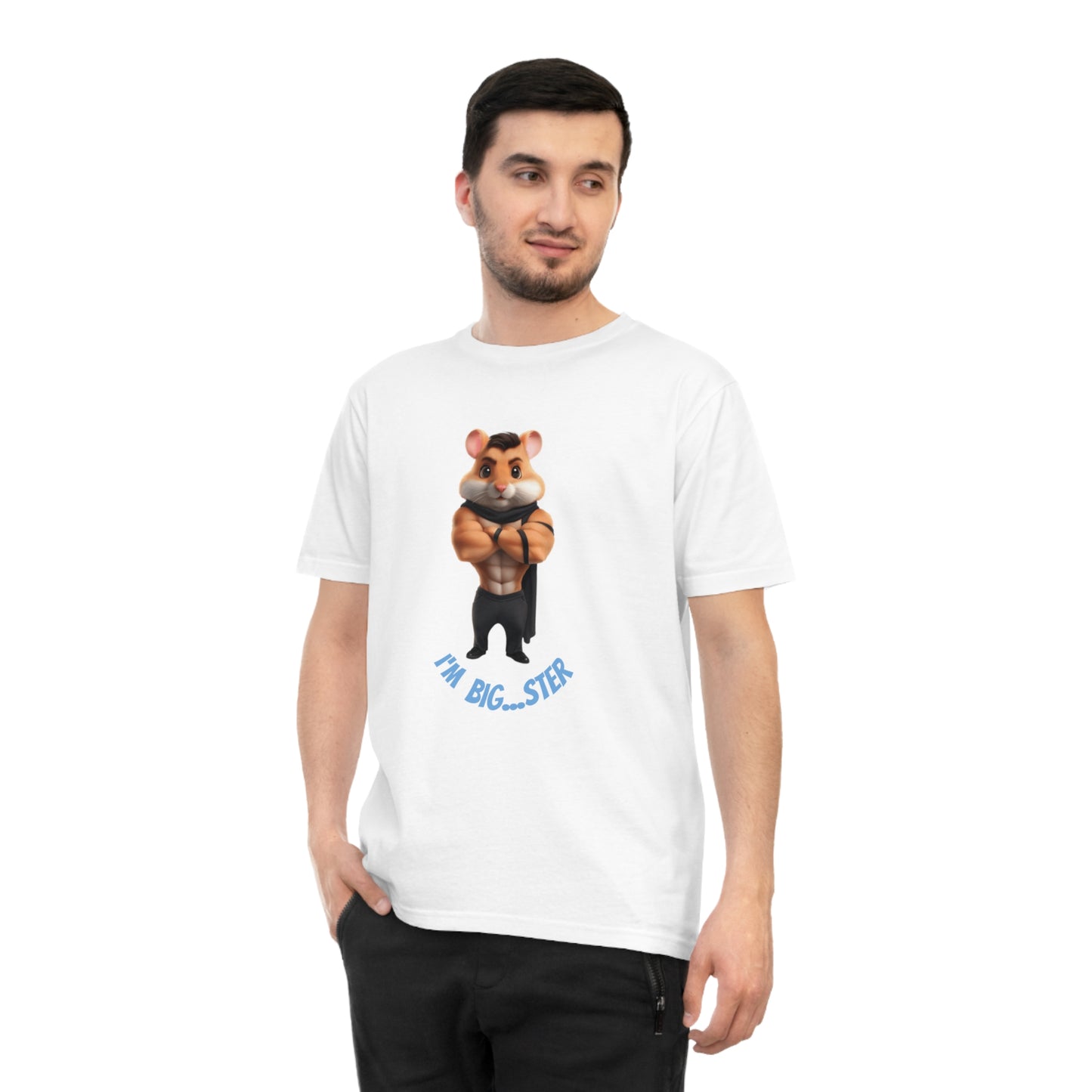 Muscular Hamster T-shirt, Funny Animal Tee, Fitness Humor Shirt, Unisex Graphic Shirt, Gift for Pet Lovers, Workout Apparel