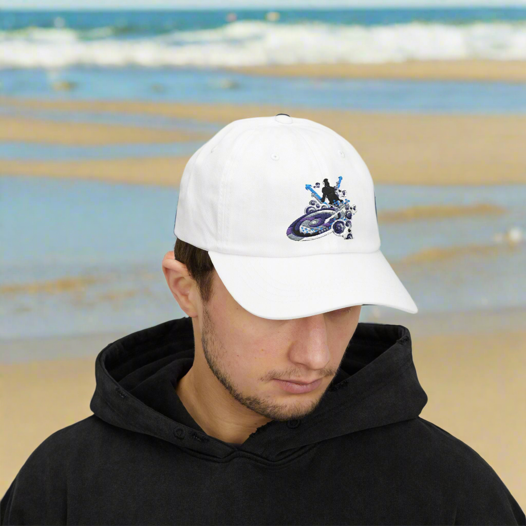 Surfing Adventure Dad Cap, Casual Hat, Gift for Dads, Summer Apparel, Father's Day Present, Beach Style Cap