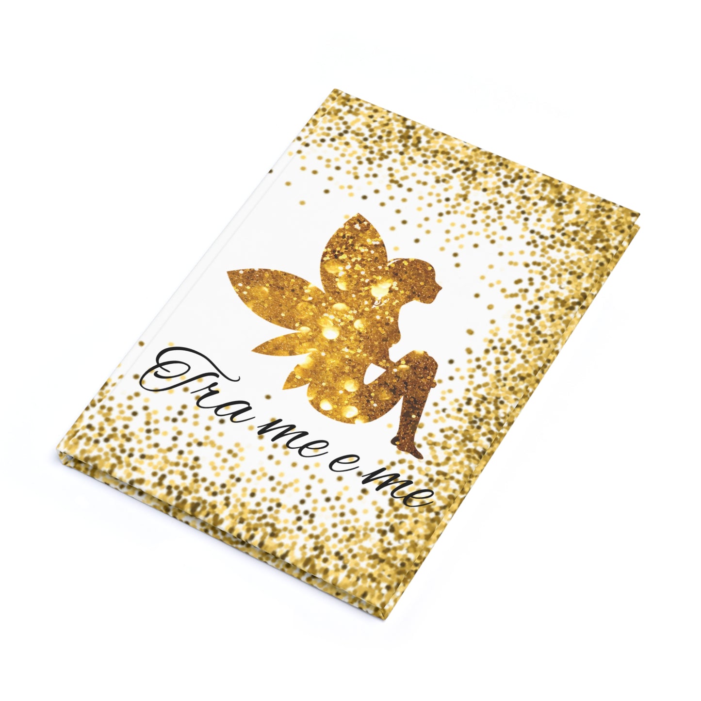 Sparkling Fairy Hardcover Journal - Magical Journal for Dreamers, Writing Gift, Notebook, Diary, Personalized Planner, Glitter Journal