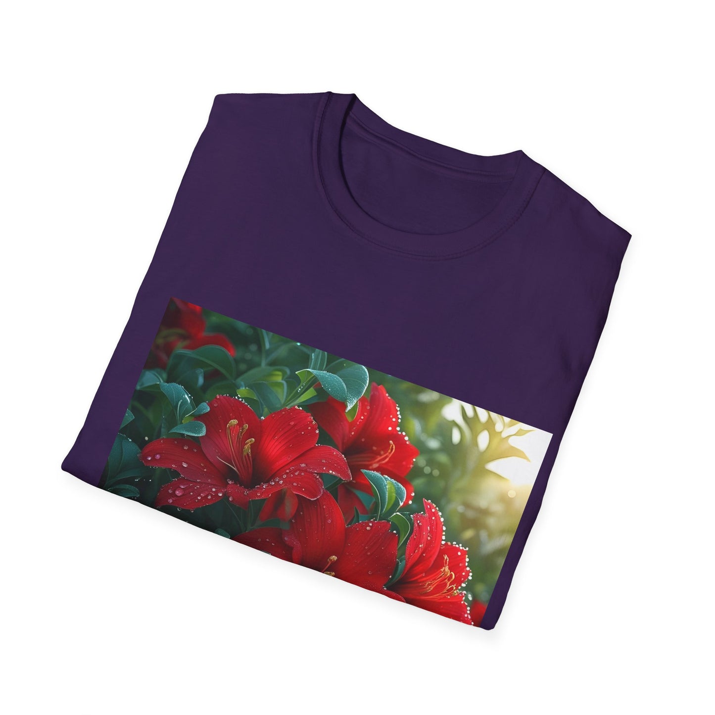 Vibrant Floral T-Shirt, Unisex Tee, Gift for Nature Lovers, Spring Fashion, Casual Wear, Summer Outfit, Eco-Friendly Apparel