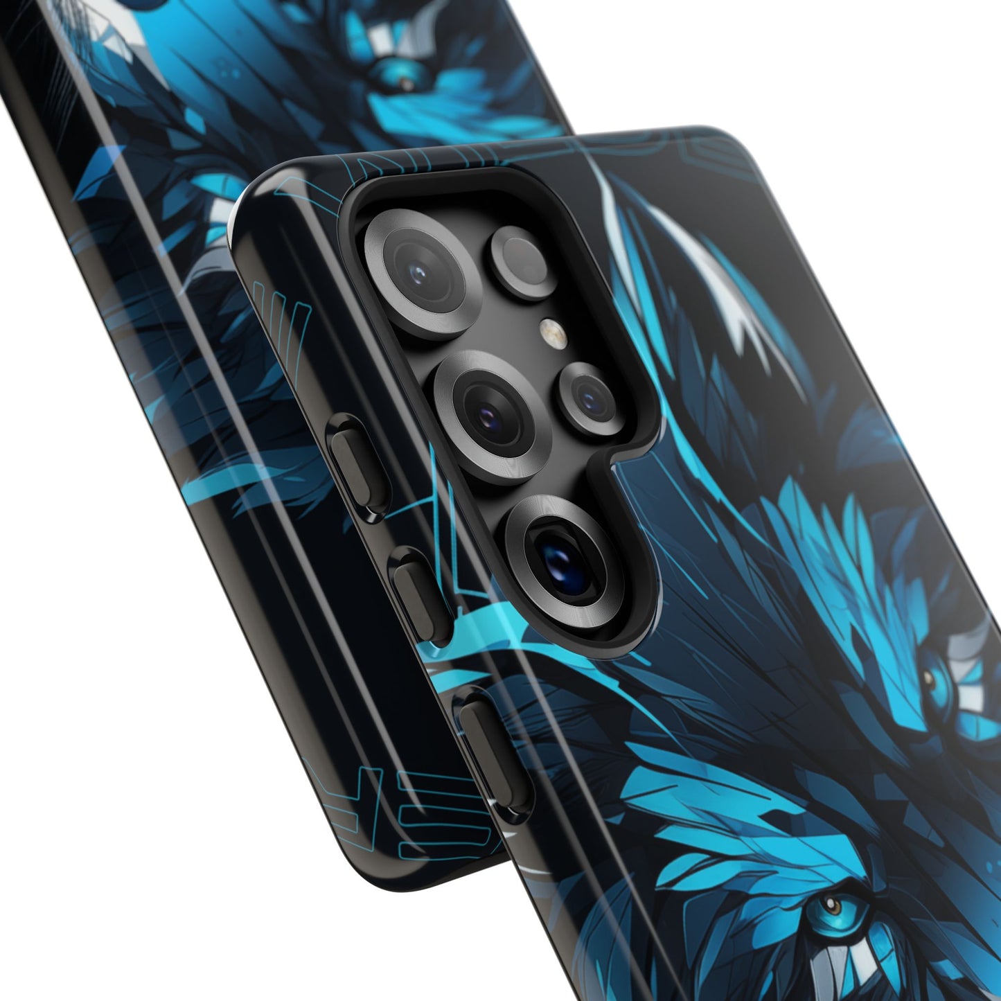 Bold Wolf Phone Case, Tough Cases for Animal Lovers, Unique Gift, Cool Accessories, Smartphone Protection