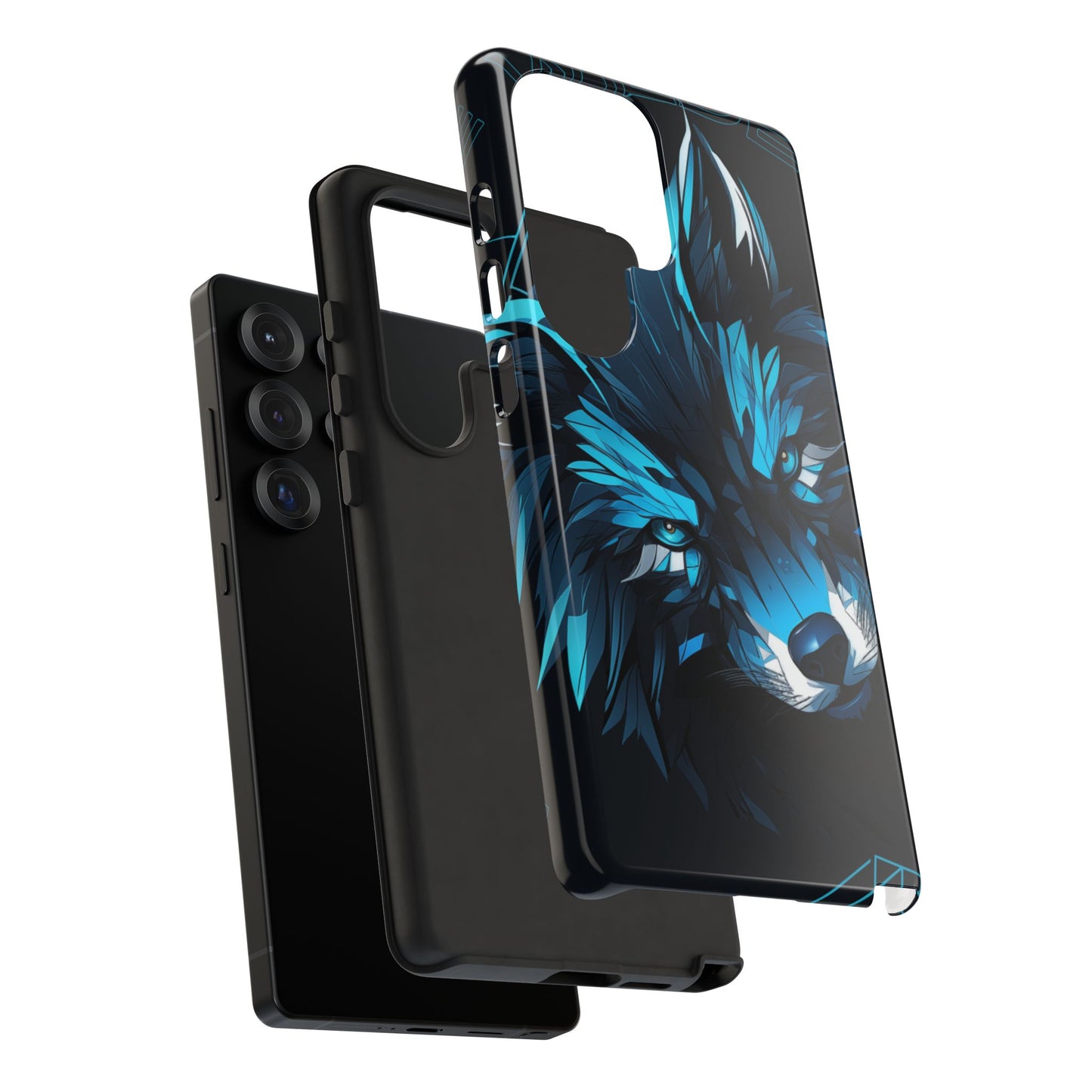 Bold Wolf Phone Case, Tough Cases for Animal Lovers, Unique Gift, Cool Accessories, Smartphone Protection