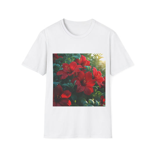 Vibrant Floral T-Shirt, Unisex Tee, Gift for Nature Lovers, Spring Fashion, Casual Wear, Summer Outfit, Eco-Friendly Apparel