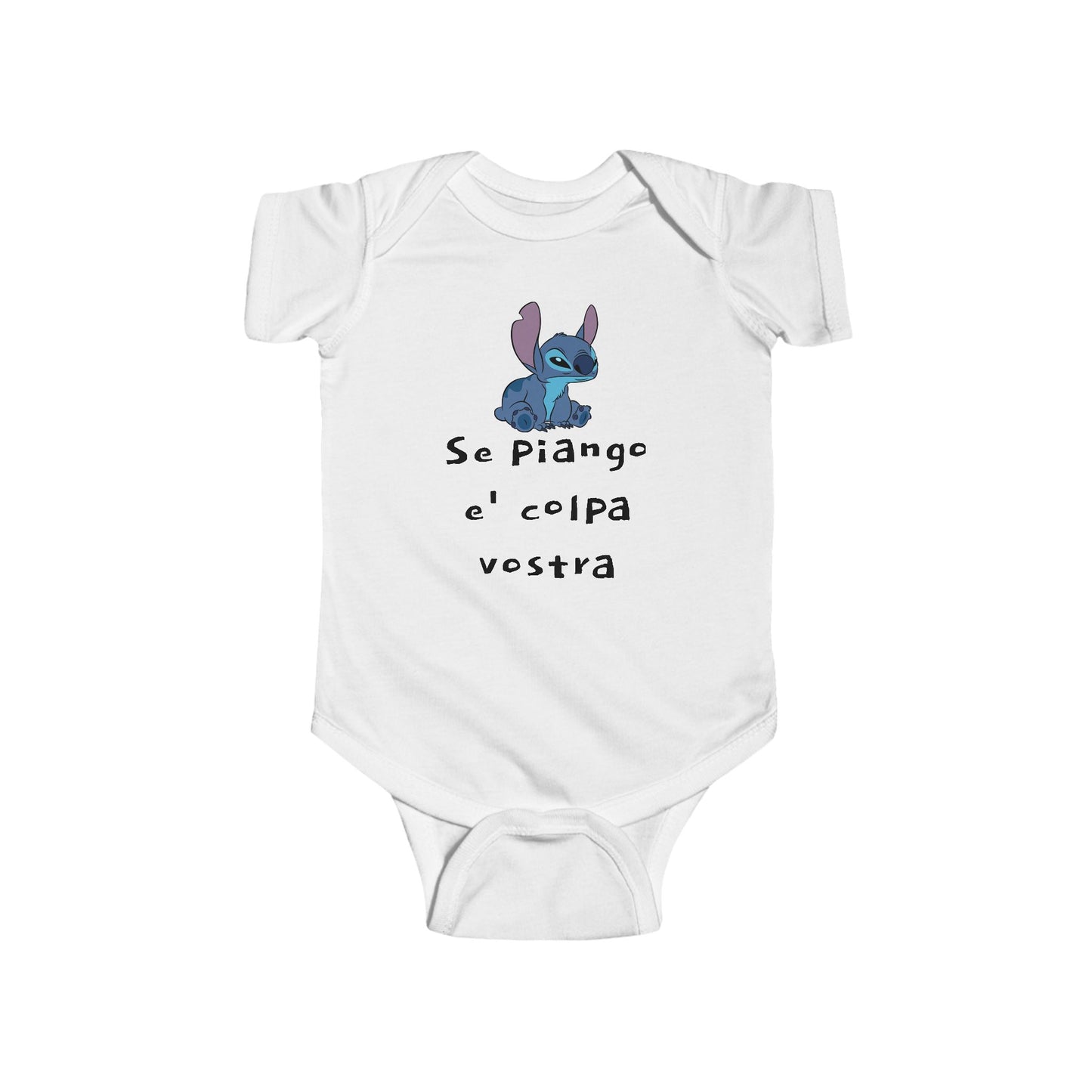 Cute Baby Bodysuit with Italian Quote, Gift for New Parents, Infant Clothing, Soft Cotton Baby Outfit, Shower Gift, Toddler Clothes