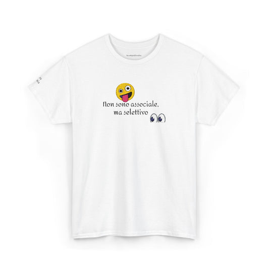 Selective Cotton Tee – Motivational Unisex Shirt, Casual Wear, Gift for Friends, Everyday Style, Statement Tee, Unique Design