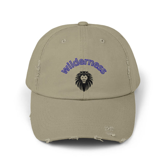 Wilderness Distressed Cap | Unisex Casual Hat for Adventure Lovers | Perfect Gift for Nature Enthusiasts, Outdoor Events, Birthdays, Travel