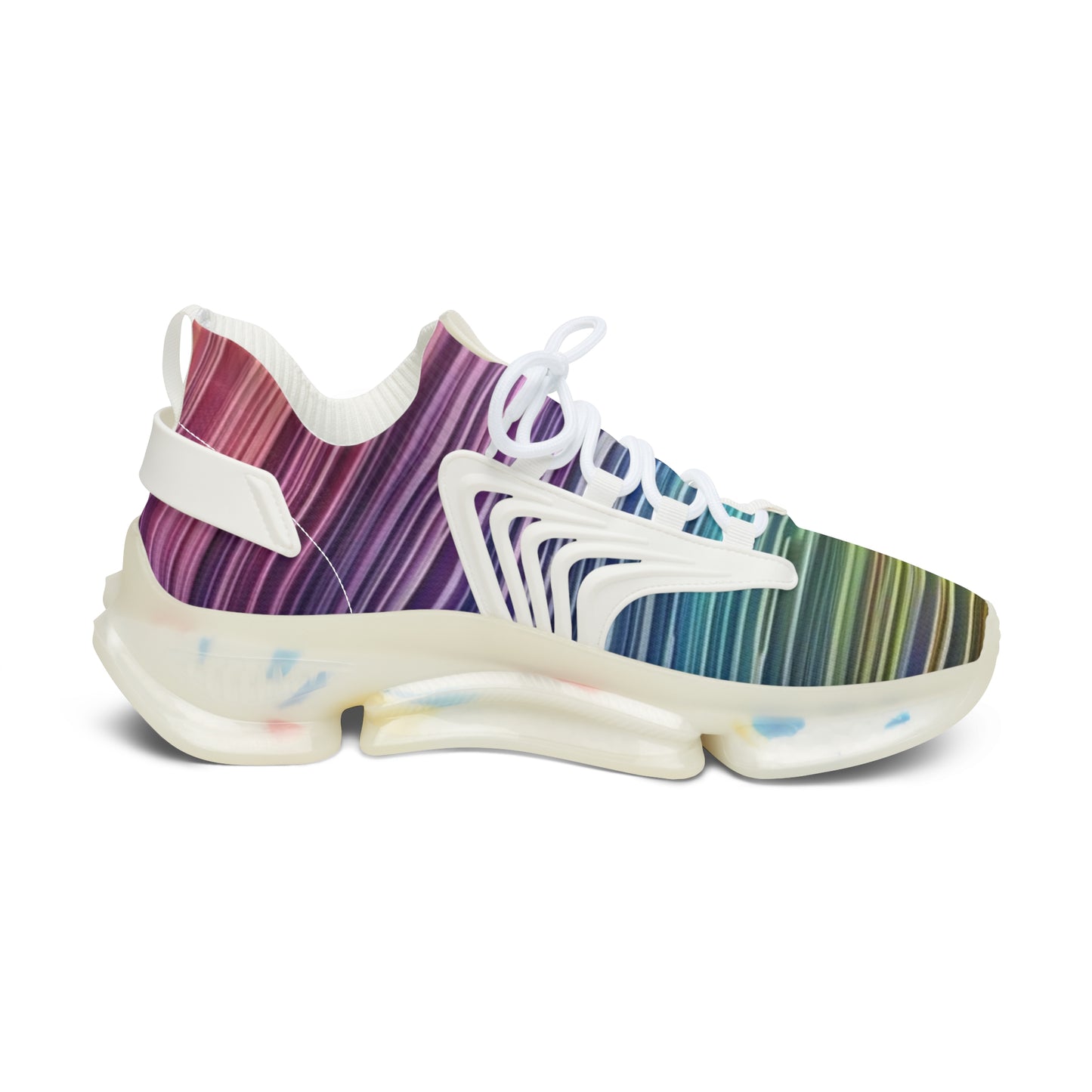 Vibrant Women's Mesh Sneakers, Lightweight Athletic Shoes, Colorful Running Shoes, Trendy Fashion Sneakers, Casual Lifestyle Sneakers