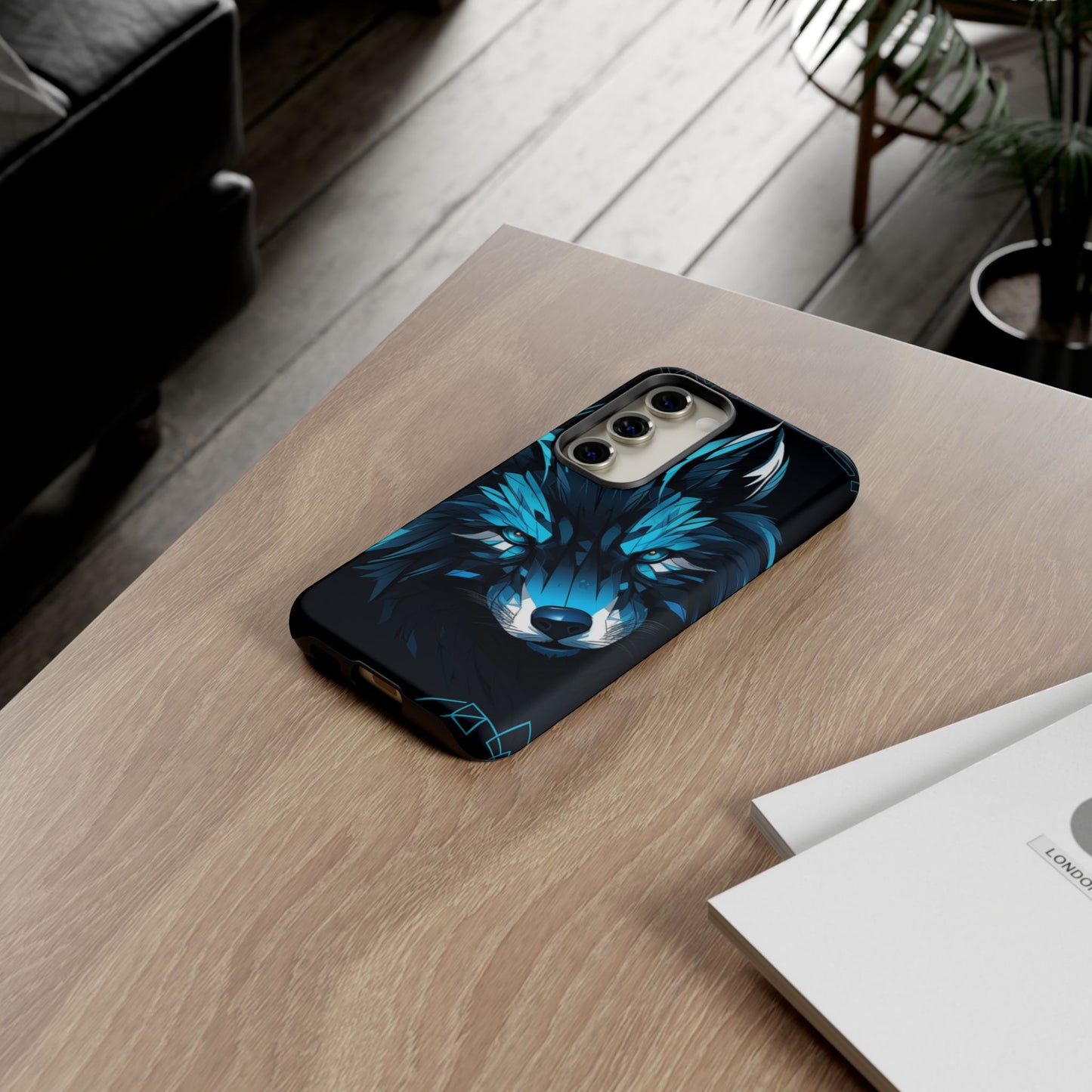 Bold Wolf Phone Case, Tough Cases for Animal Lovers, Unique Gift, Cool Accessories, Smartphone Protection