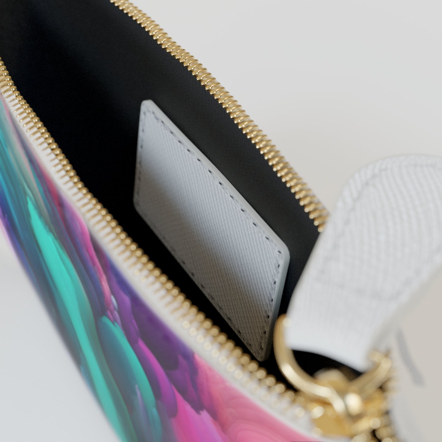 Colorful Mini Clutch Bag | Abstract Design, Makeup Pouch, Travel Organizer, Gift for Her, Festival Accessory