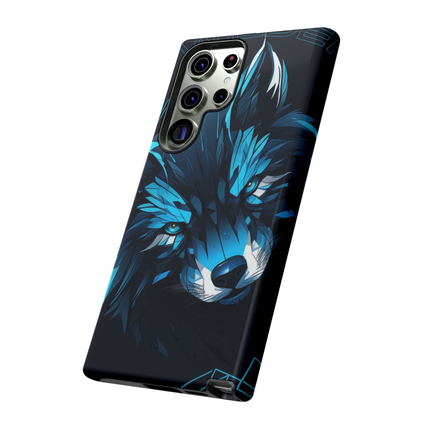 Bold Wolf Phone Case, Tough Cases for Animal Lovers, Unique Gift, Cool Accessories, Smartphone Protection
