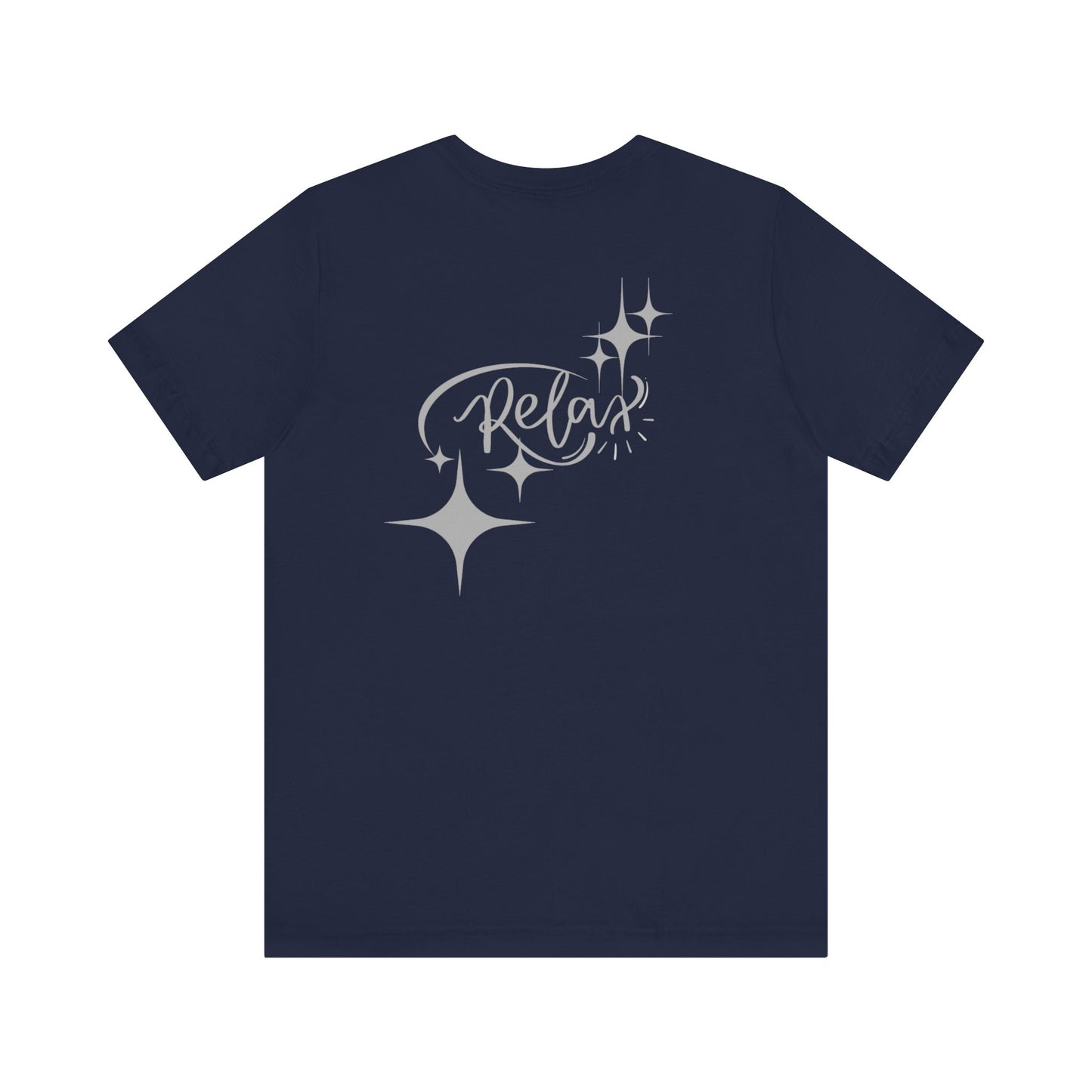 Relaxing Unisex Short Sleeve Tee | Comfortable Graphic T-Shirt, Ideal for Lounging, Gifts, Self-Care, Casual Wear