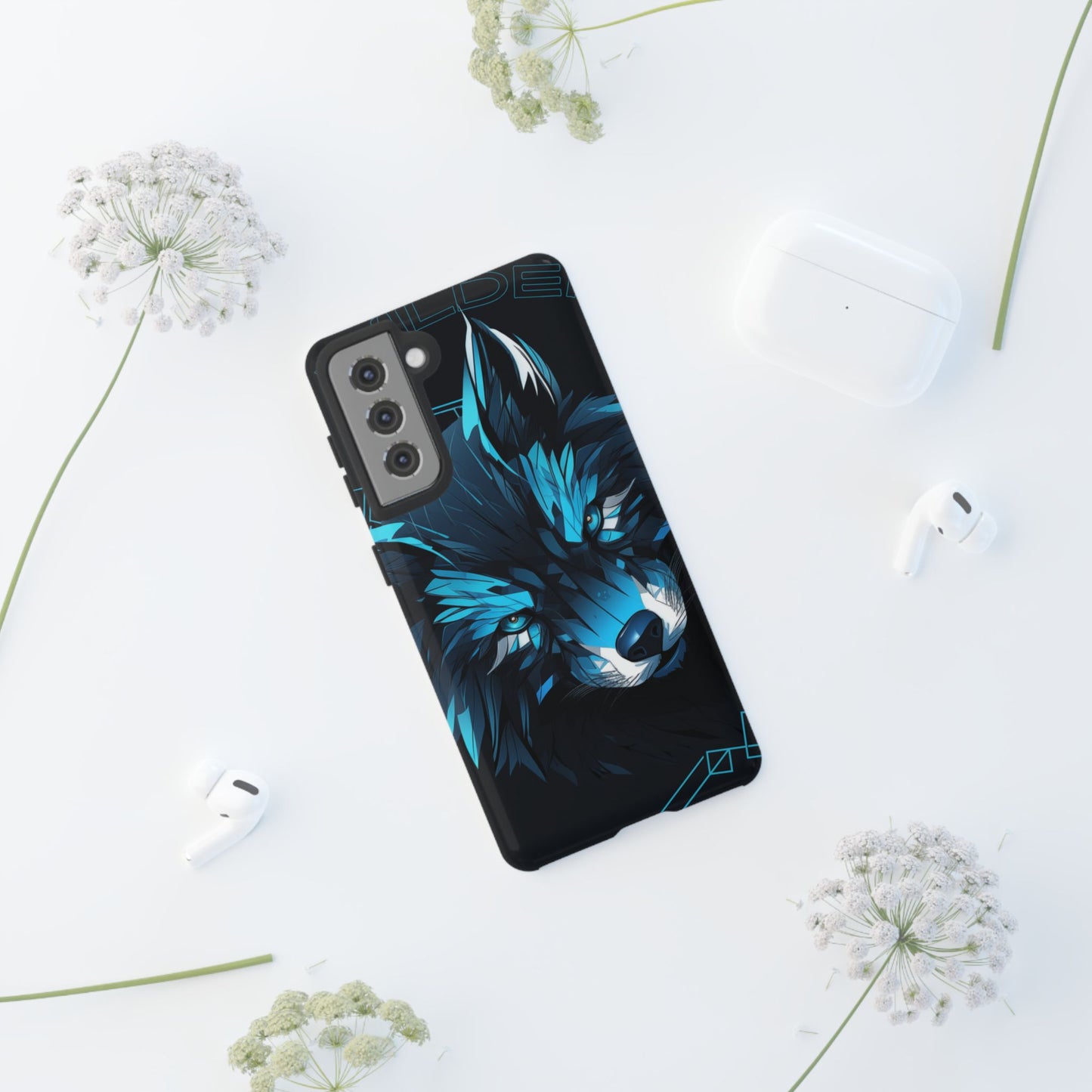 Bold Wolf Phone Case, Tough Cases for Animal Lovers, Unique Gift, Cool Accessories, Smartphone Protection