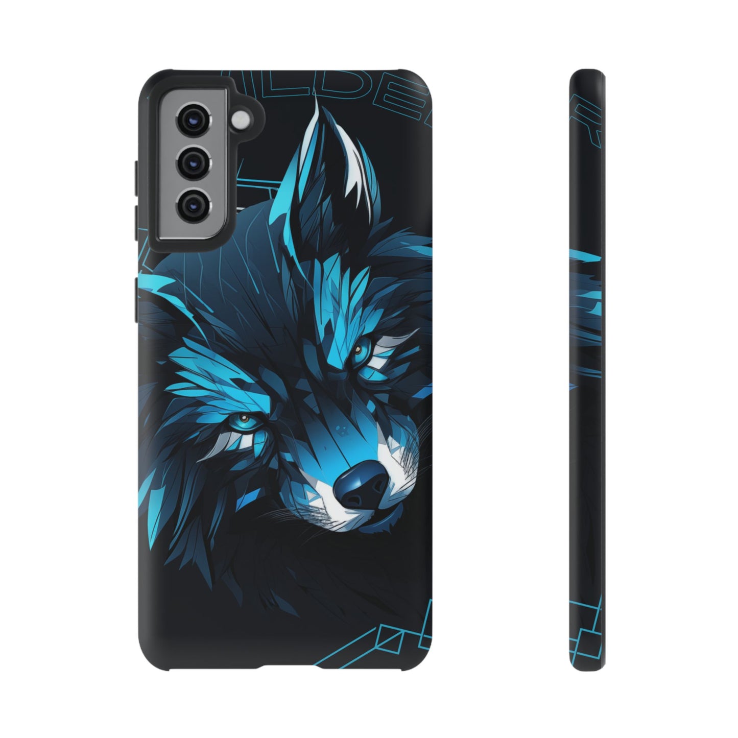 Bold Wolf Phone Case, Tough Cases for Animal Lovers, Unique Gift, Cool Accessories, Smartphone Protection