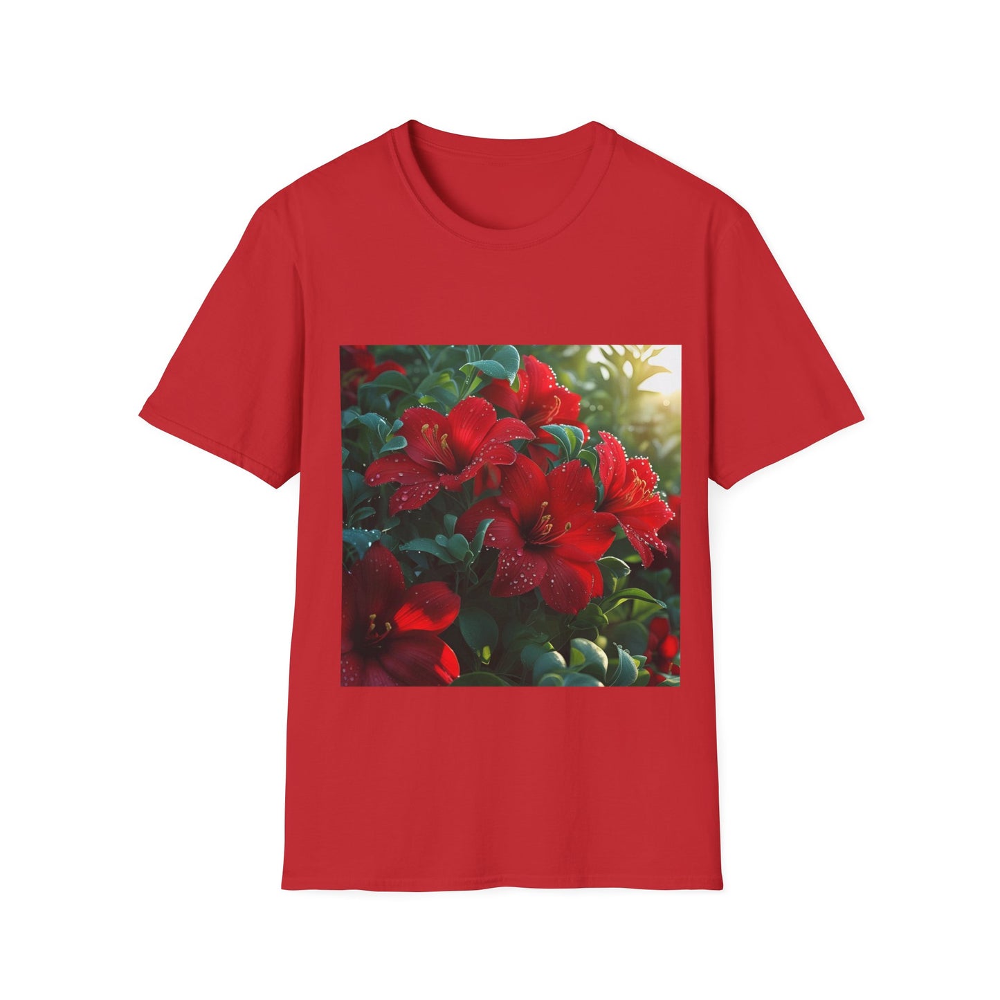 Vibrant Floral T-Shirt, Unisex Tee, Gift for Nature Lovers, Spring Fashion, Casual Wear, Summer Outfit, Eco-Friendly Apparel
