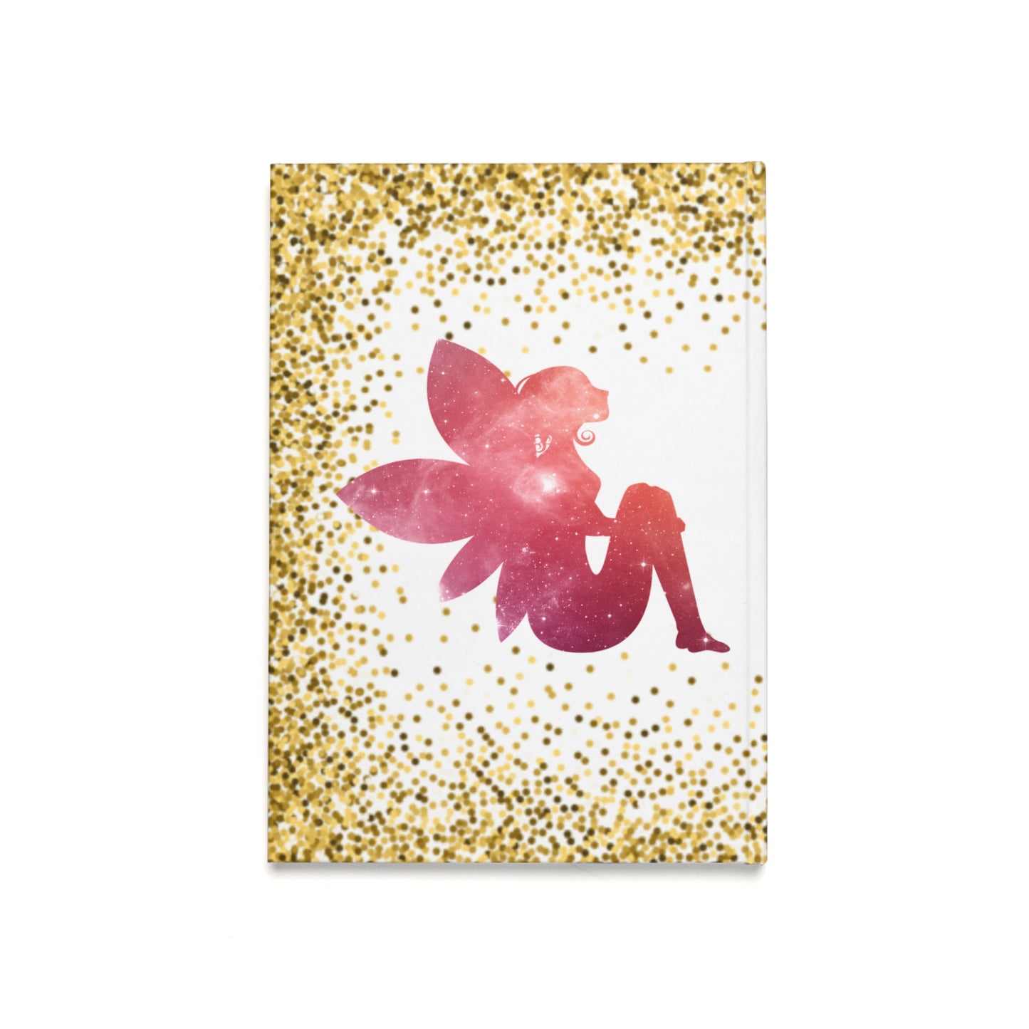 Sparkling Fairy Hardcover Journal - Magical Journal for Dreamers, Writing Gift, Notebook, Diary, Personalized Planner, Glitter Journal