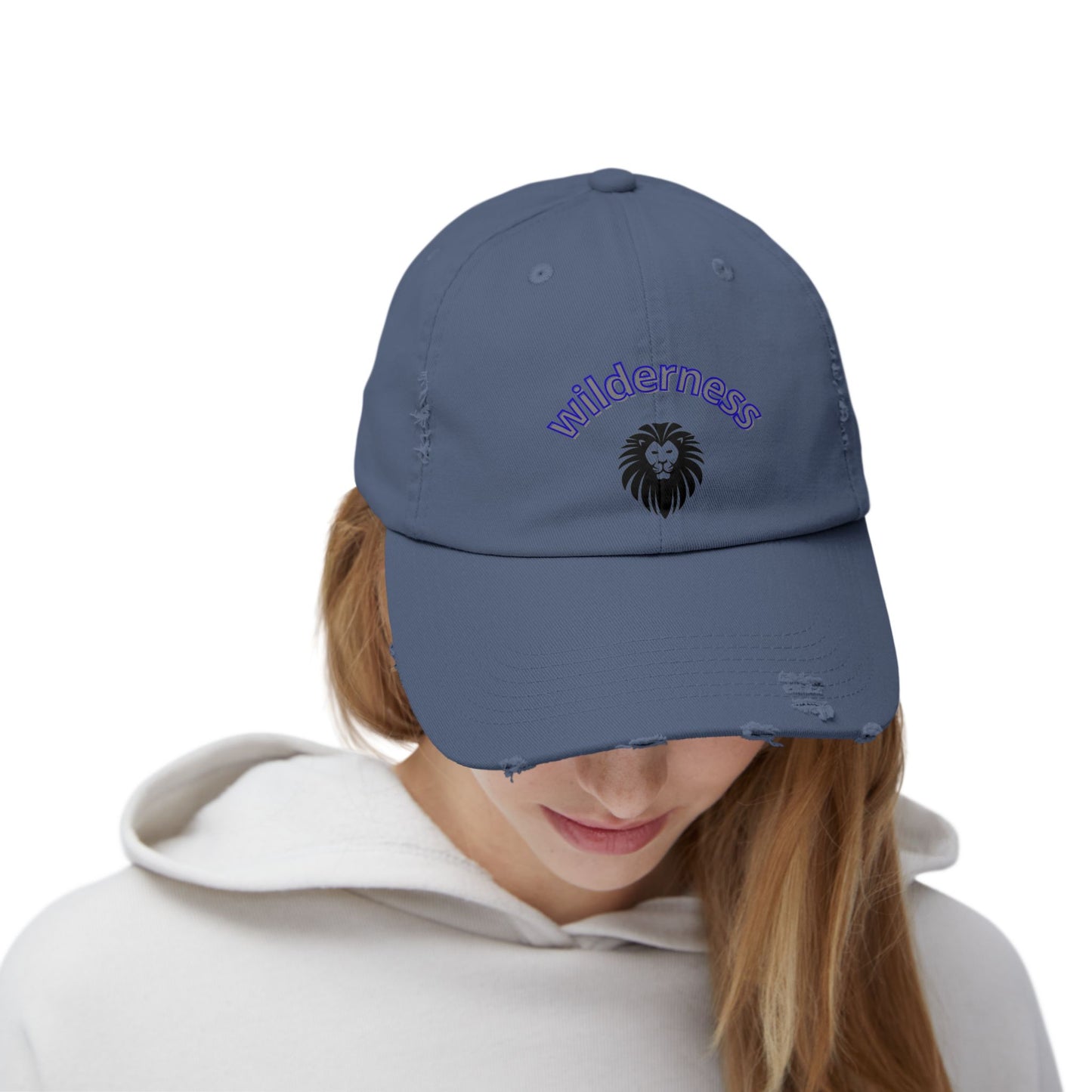 Wilderness Distressed Cap | Unisex Casual Hat for Adventure Lovers | Perfect Gift for Nature Enthusiasts, Outdoor Events, Birthdays, Travel