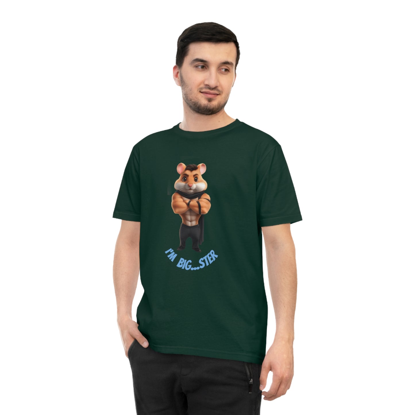Muscular Hamster T-shirt, Funny Animal Tee, Fitness Humor Shirt, Unisex Graphic Shirt, Gift for Pet Lovers, Workout Apparel