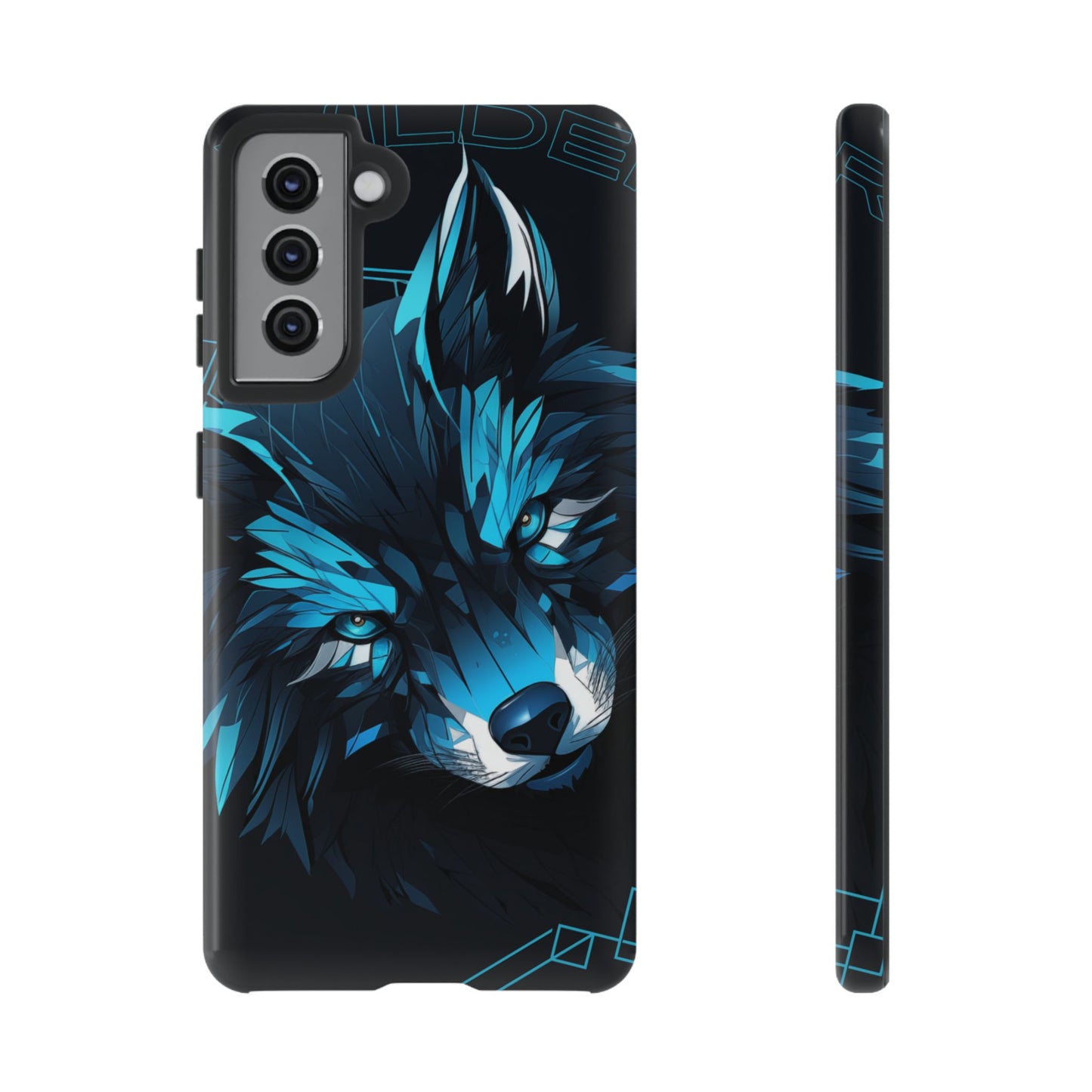 Bold Wolf Phone Case, Tough Cases for Animal Lovers, Unique Gift, Cool Accessories, Smartphone Protection