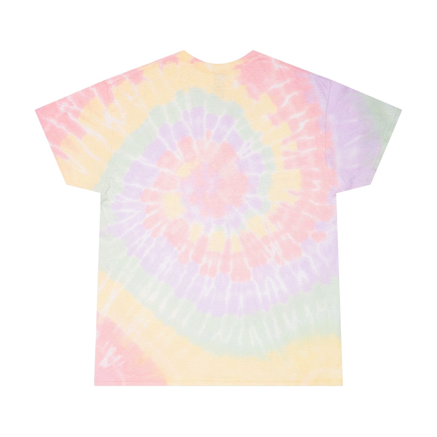 Spiral Tie-Dye T-Shirt with Lotus Design, Summer Vibes, Perfect for Festivals, Yoga, Relaxation, and Gifts