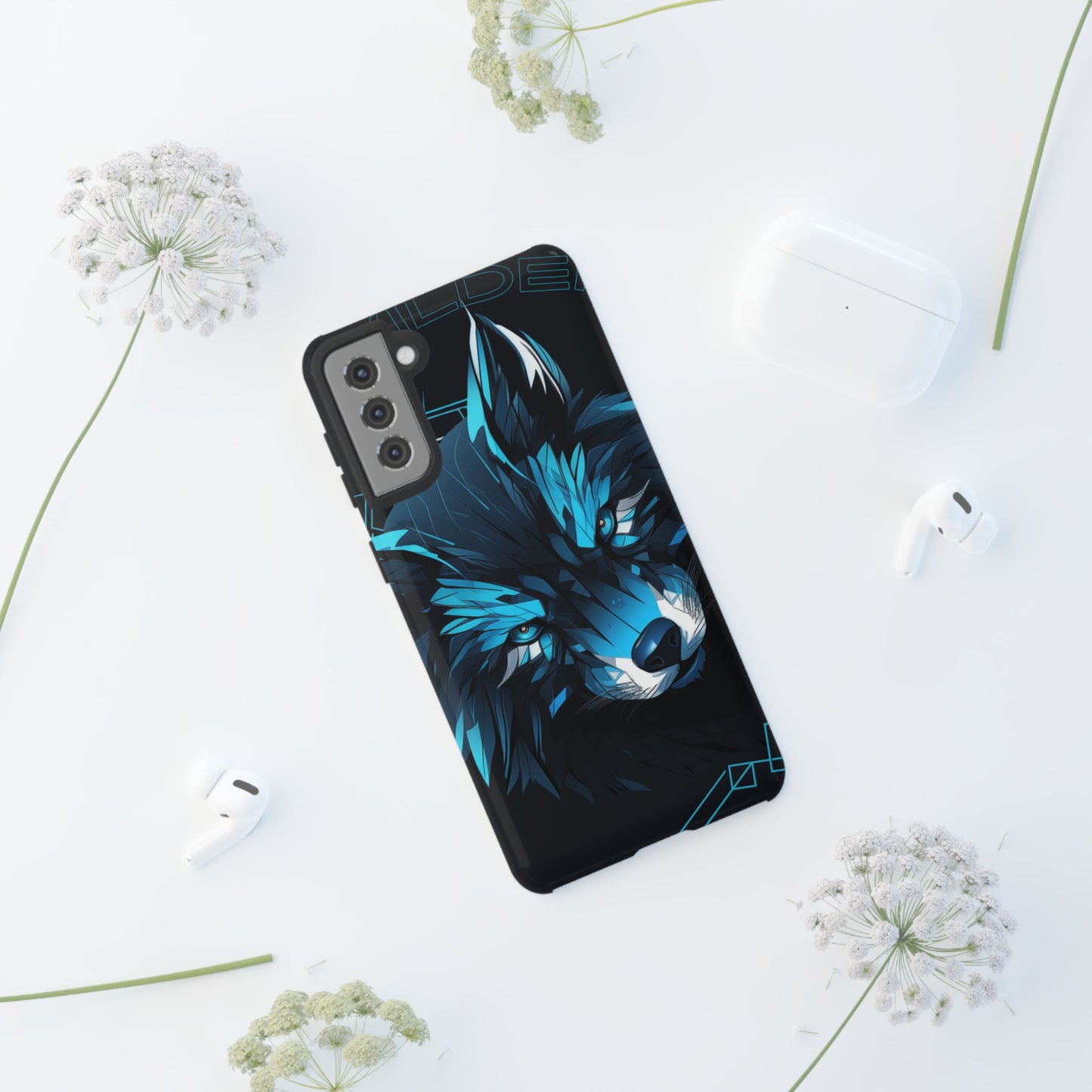 Bold Wolf Phone Case, Tough Cases for Animal Lovers, Unique Gift, Cool Accessories, Smartphone Protection