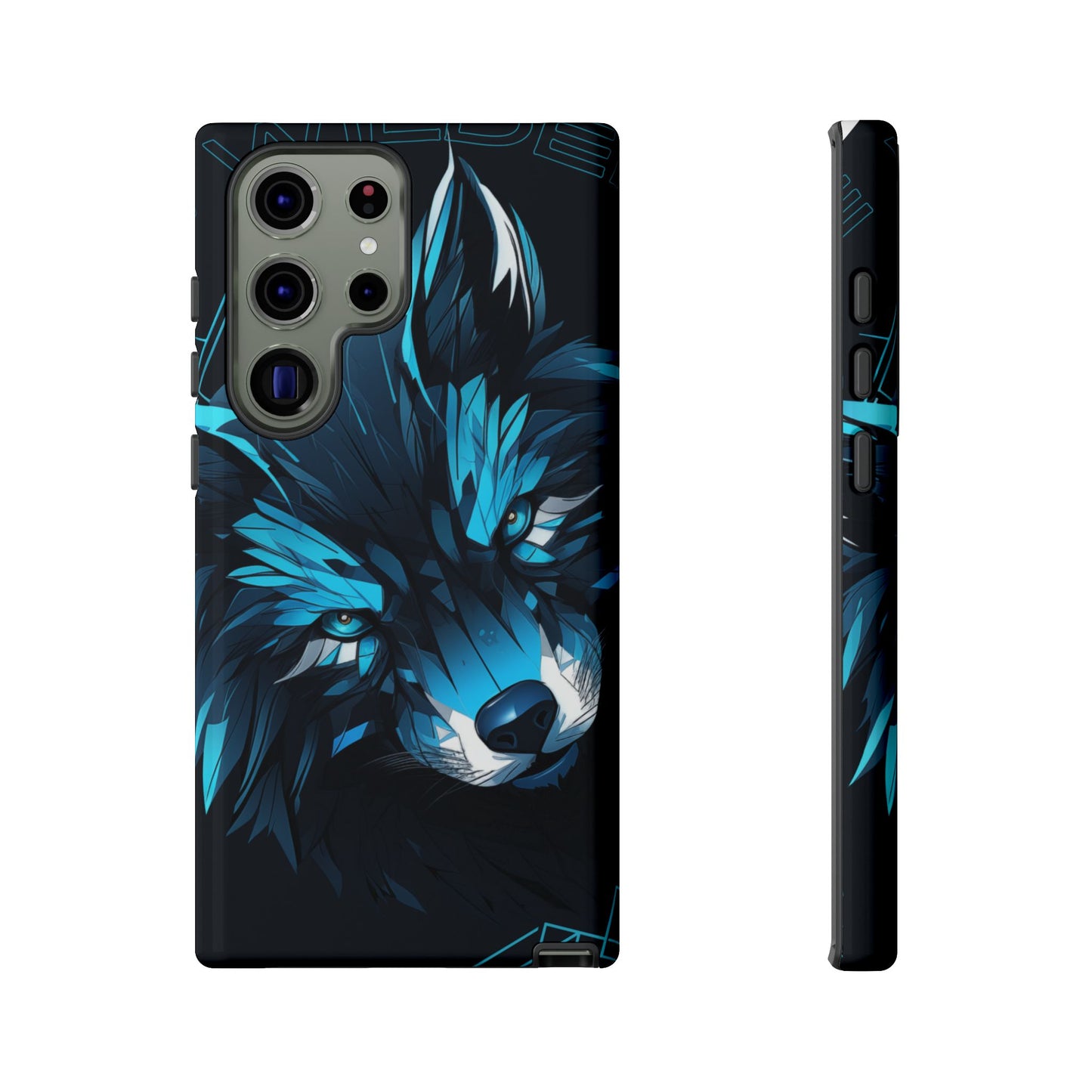 Bold Wolf Phone Case, Tough Cases for Animal Lovers, Unique Gift, Cool Accessories, Smartphone Protection
