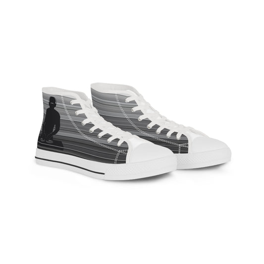 Stylish High Top Sneakers for Men, Casual Footwear, Urban Style, Athletic Shoes, Gift for Him, Trendy Sneakers