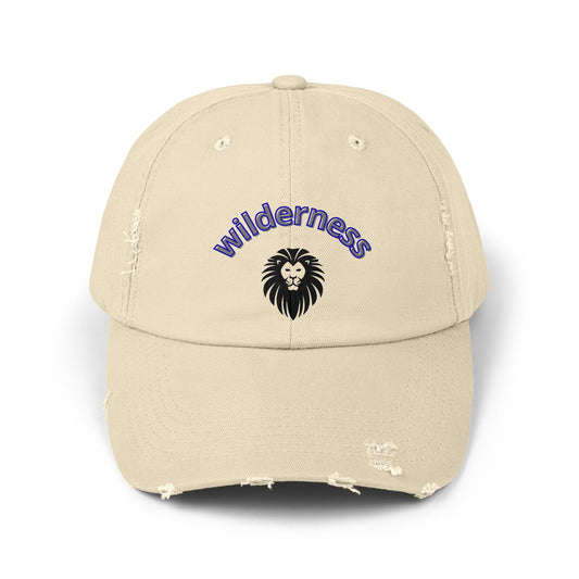 Wilderness Distressed Cap | Unisex Casual Hat for Adventure Lovers | Perfect Gift for Nature Enthusiasts, Outdoor Events, Birthdays, Travel