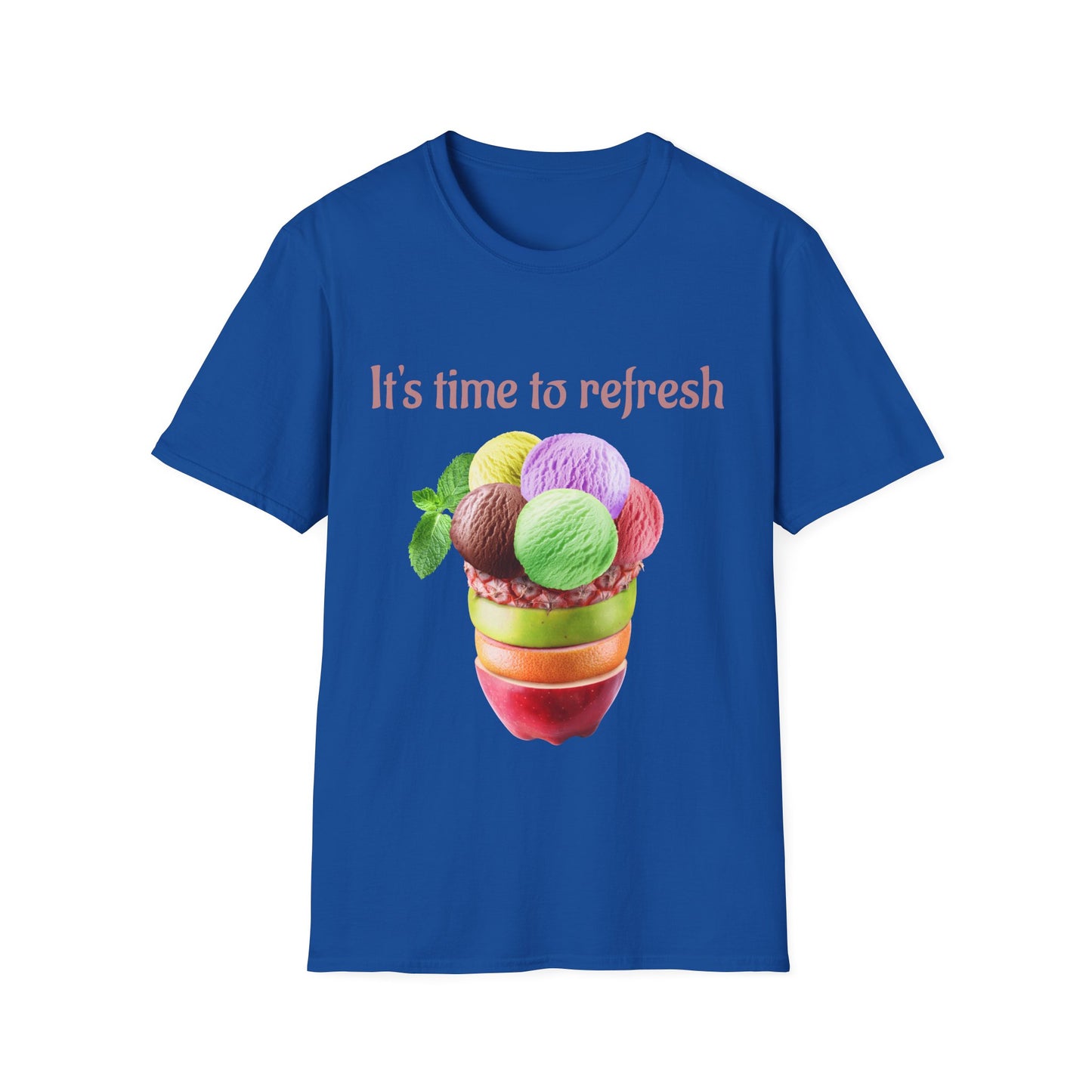 Refreshing Ice Cream T-Shirt, Summer Vibes Shirt, Fun Gift for Ice Cream Lovers, Unisex Tee for Warm Days, Casual Summer Wear