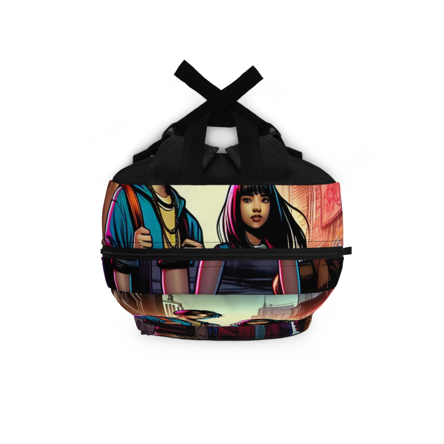 Urban Street Art Backpack | Trendy Backpack for Teens, Graffiti-Style Rucksack, Gift for Students, Stylish School Bag